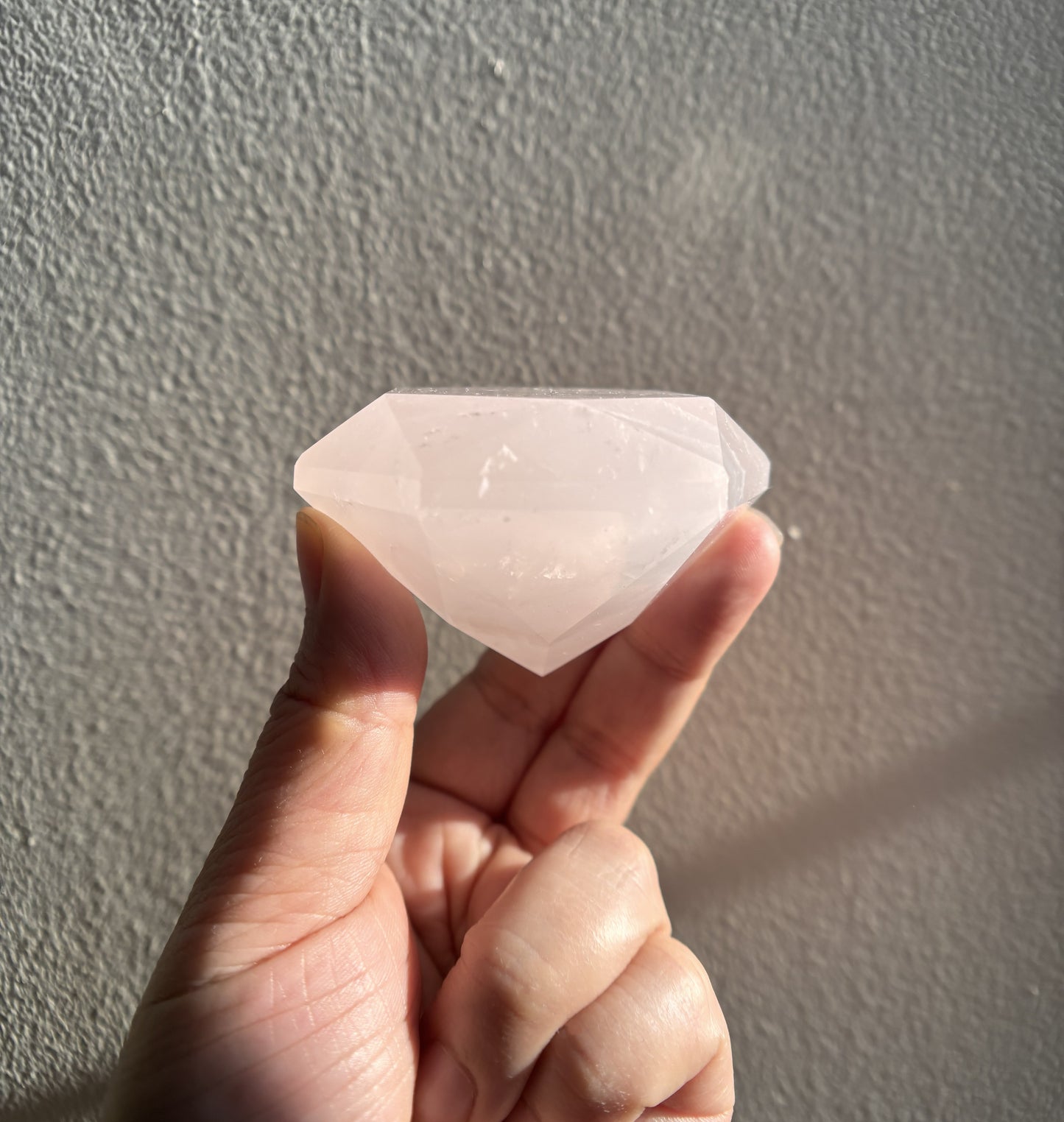 Pale Pink Diamond Quartz
