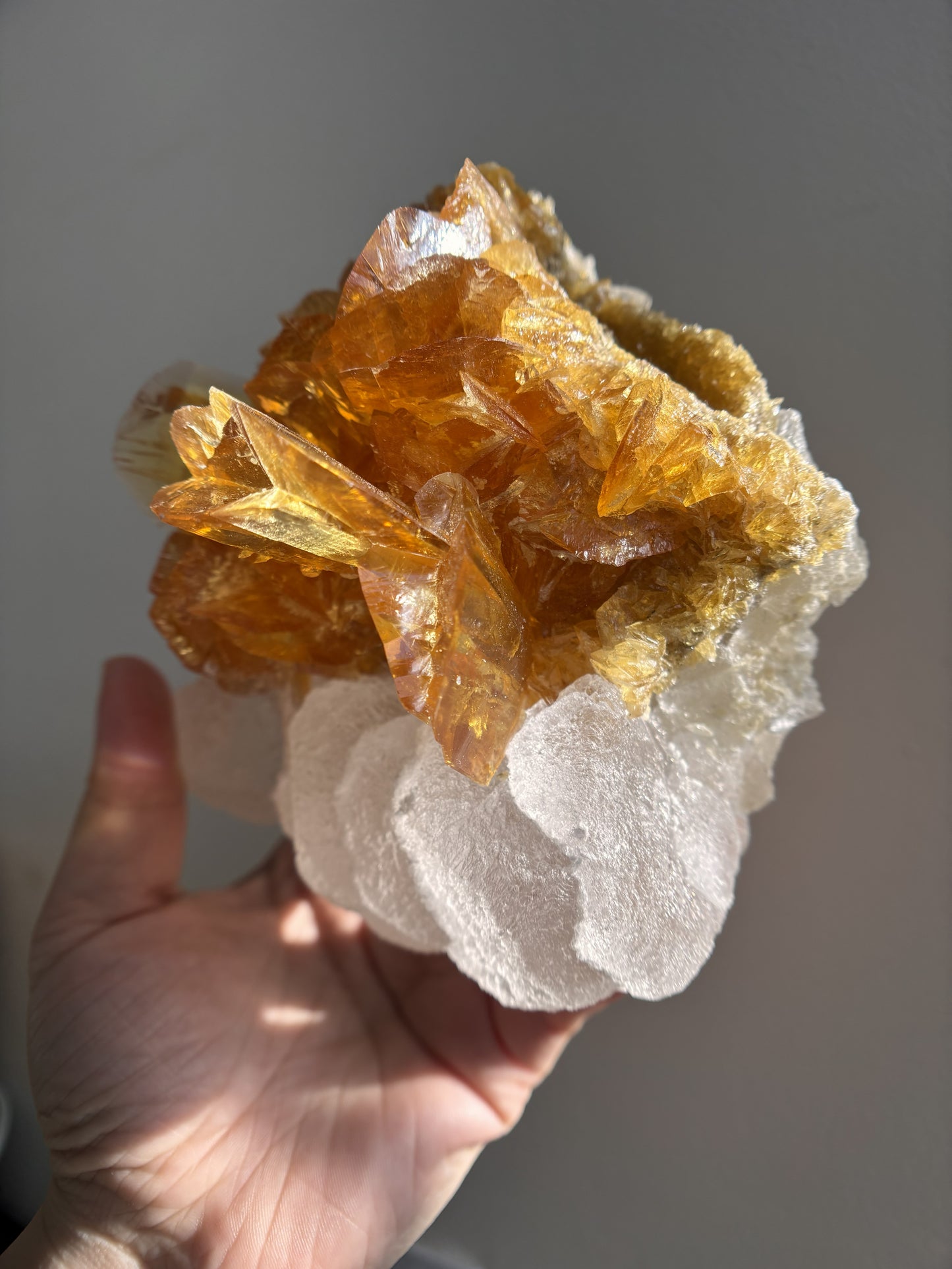 Peruvian Golden Selenite with Sugary Halite 1.07kg (2.36lbs)