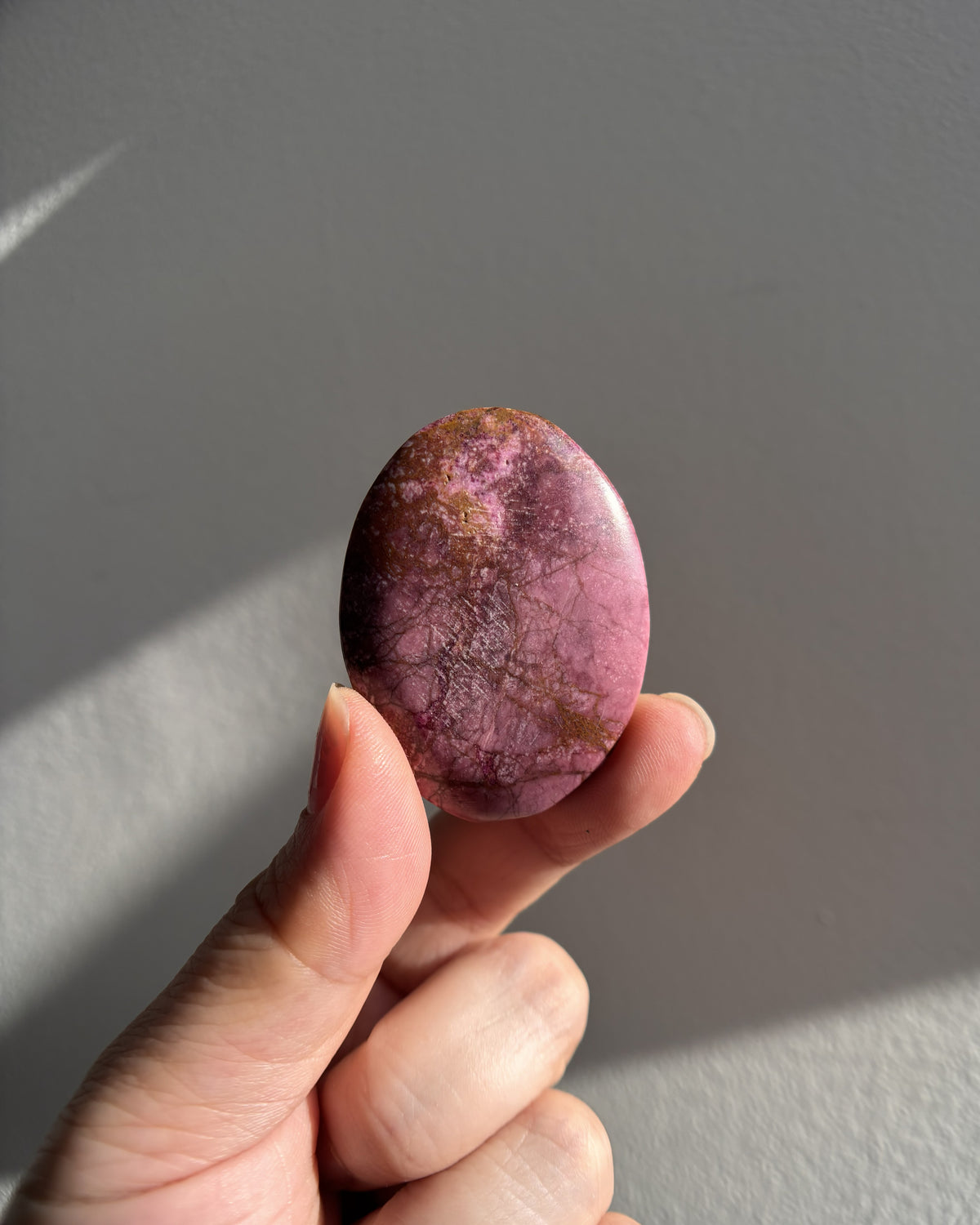 Pink Cobaltocalcite Palmstone 24.4g