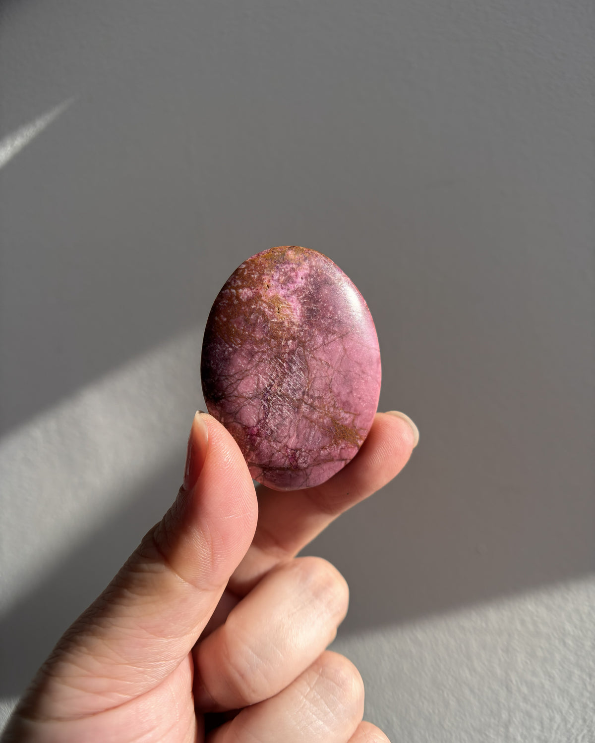 Pink Cobaltocalcite Palmstone 24.4g