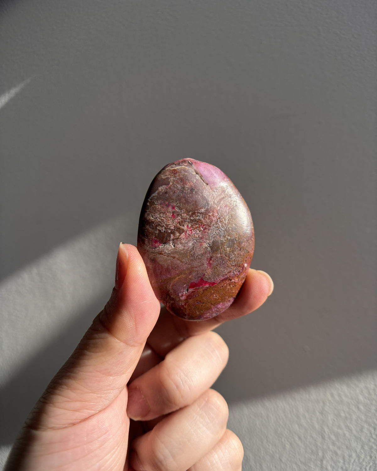 Pink Cobaltocalcite Palmstone 25.2g