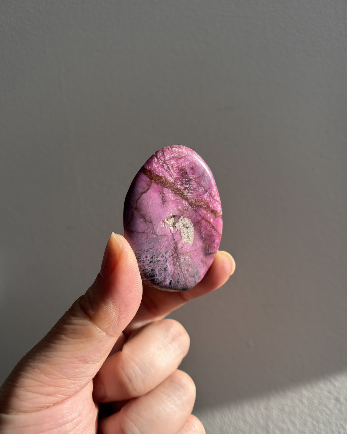 Pink Cobaltocalcite Palmstone 27.3g