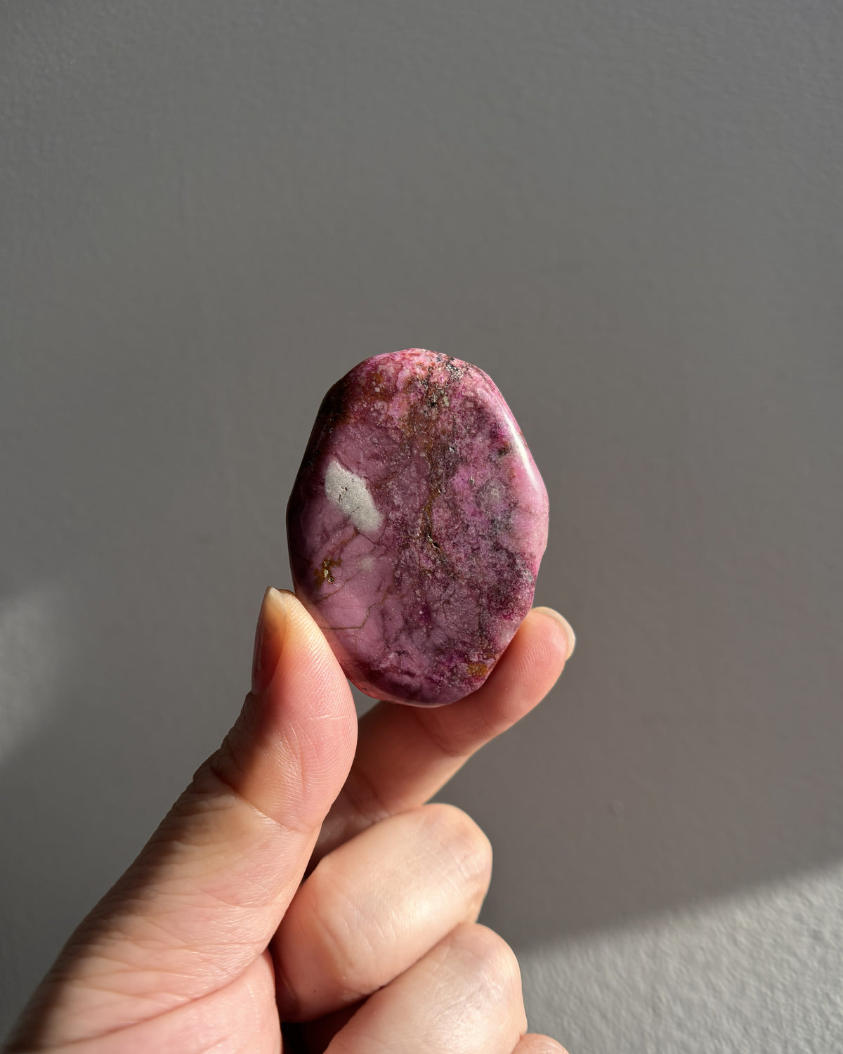 Pink Cobaltocalcite Palmstone 34.2g