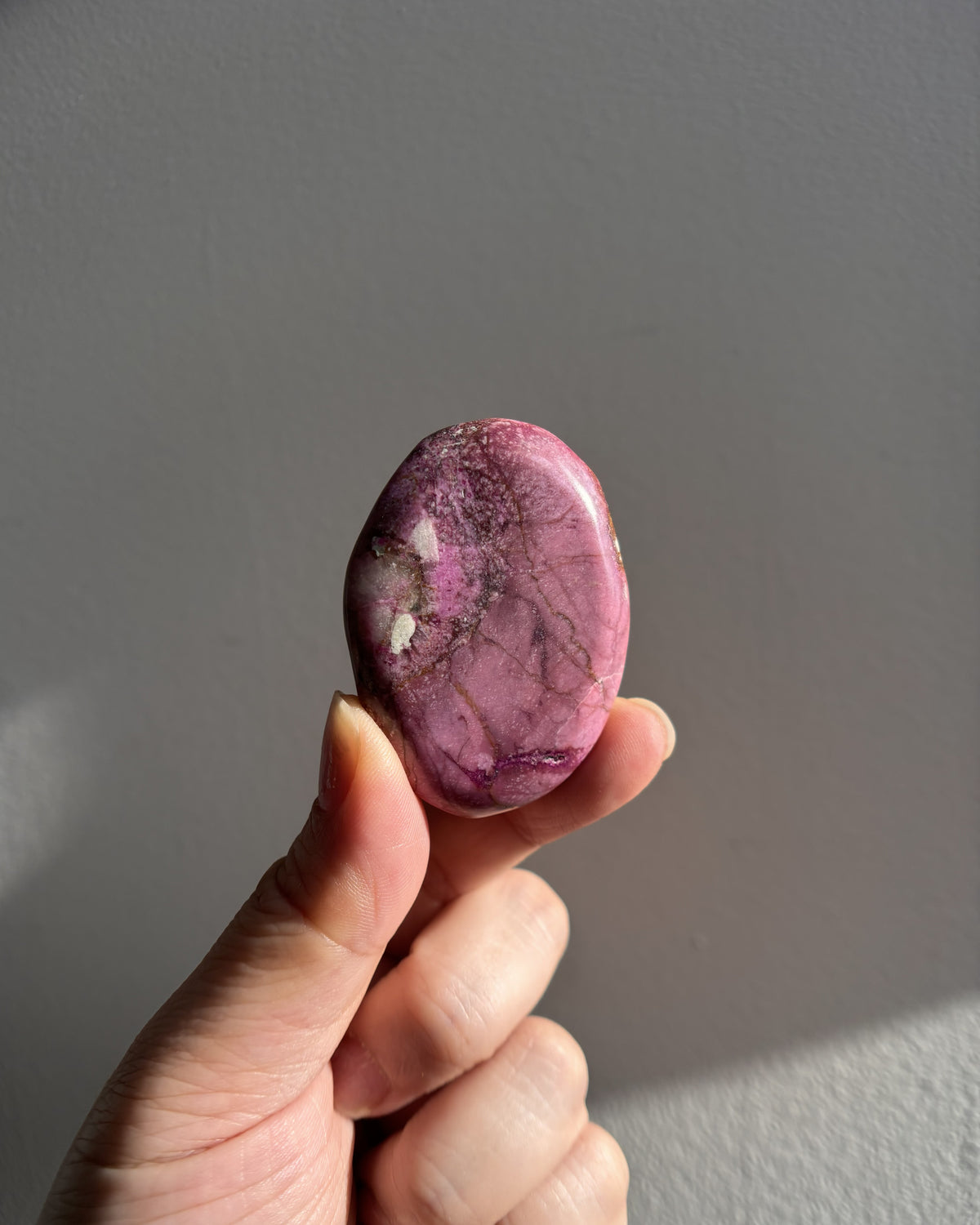 Pink Cobaltocalcite Palmstone 34.2g