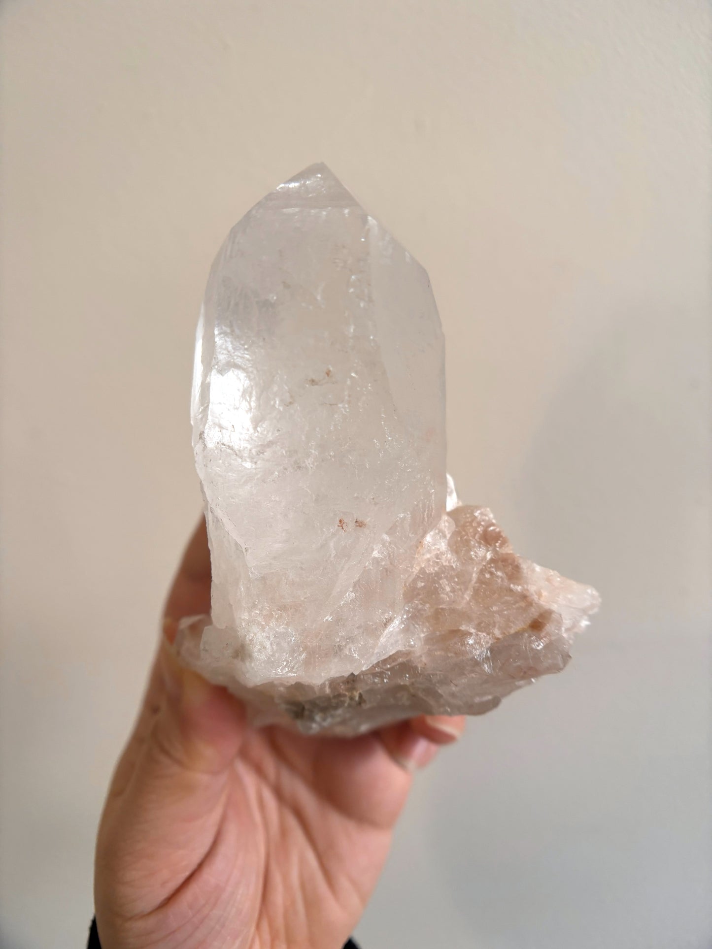 Pink Himalayan Samadhi Cluster Quartz 298g