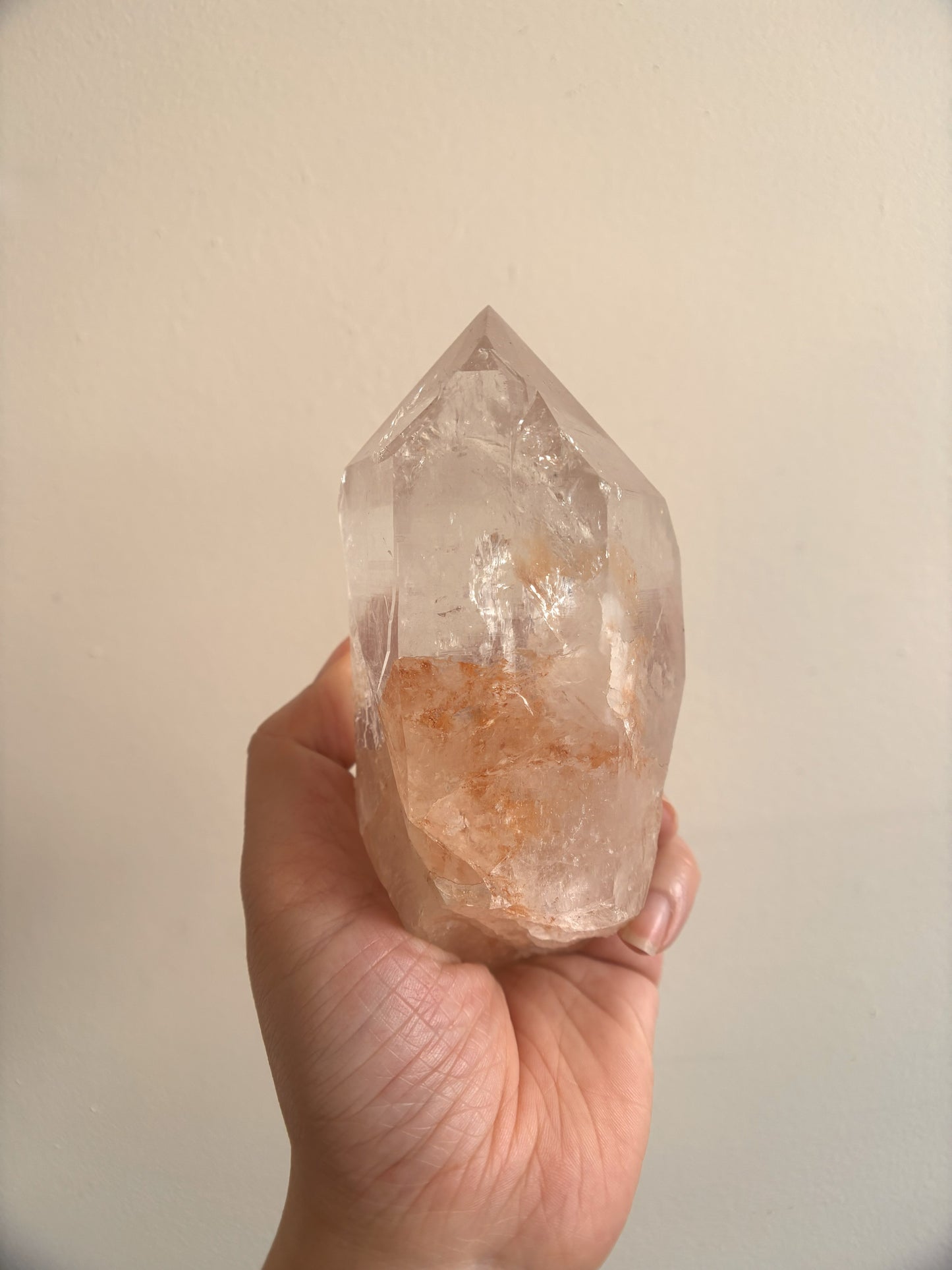 Pink Himalayan Samadhi Point Quartz 523g