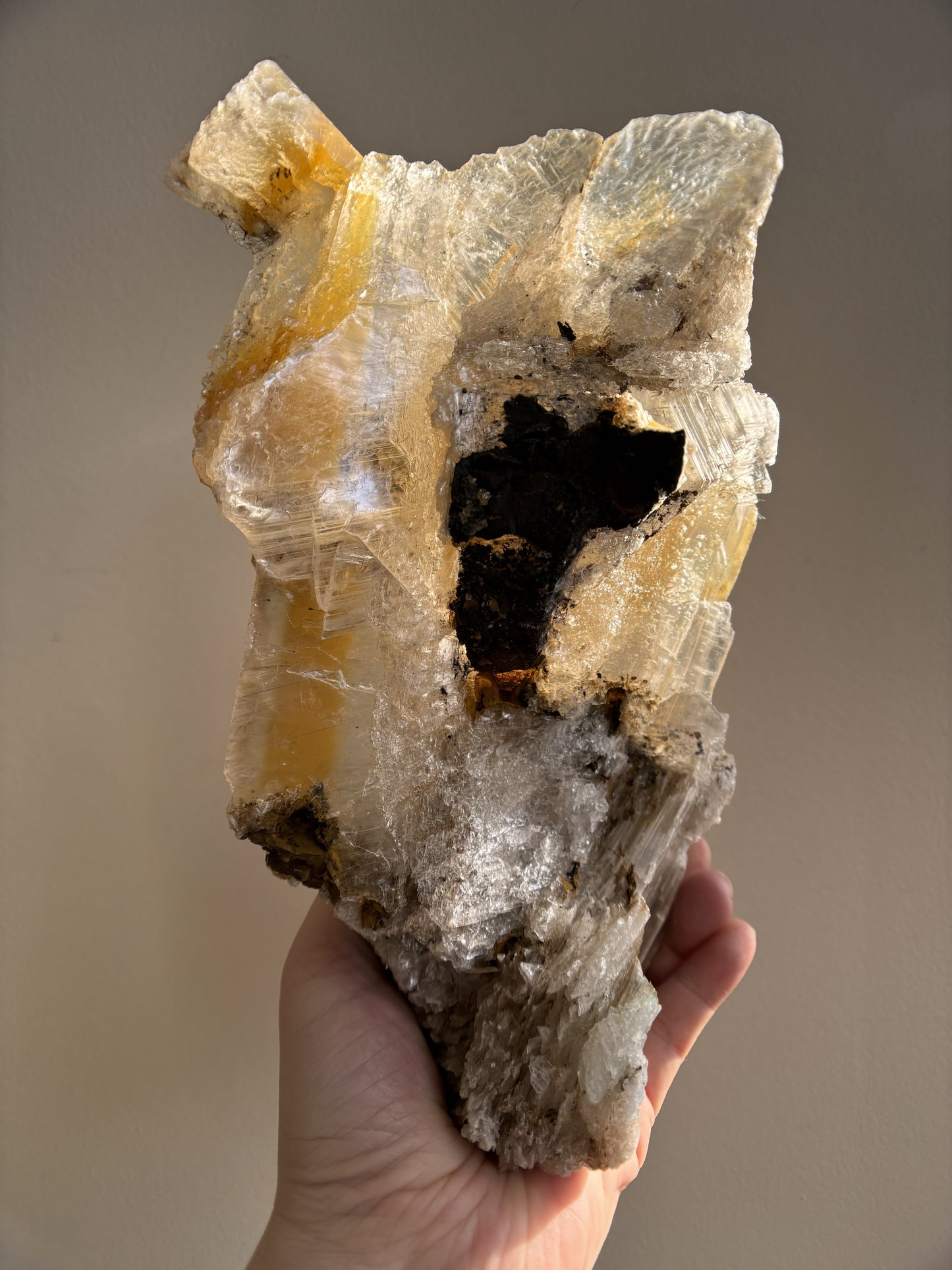 Ancient Poseidon Temple Selenite 1.25kg (2.7lbs)