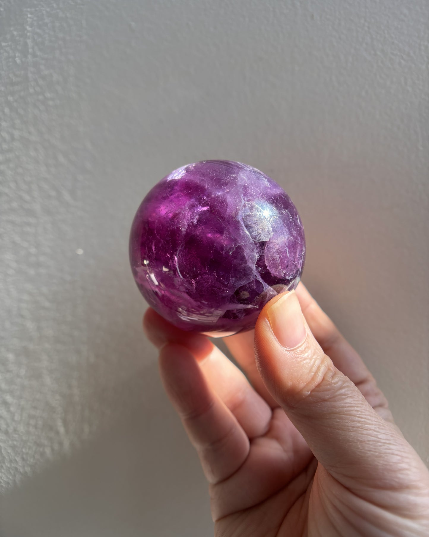 Purple Fluorite Sphere 265g