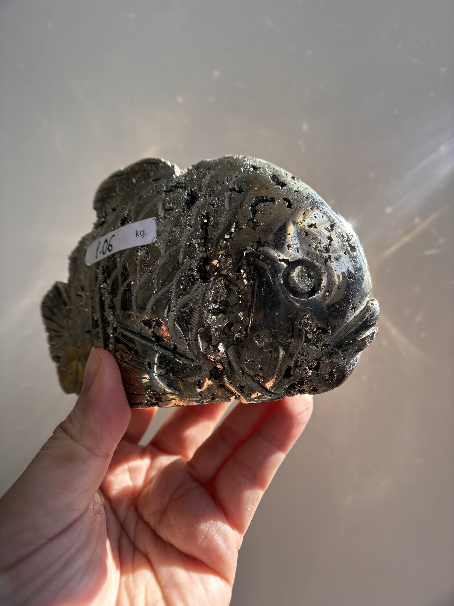 Peruvian Pyrite Fish 1.06kg