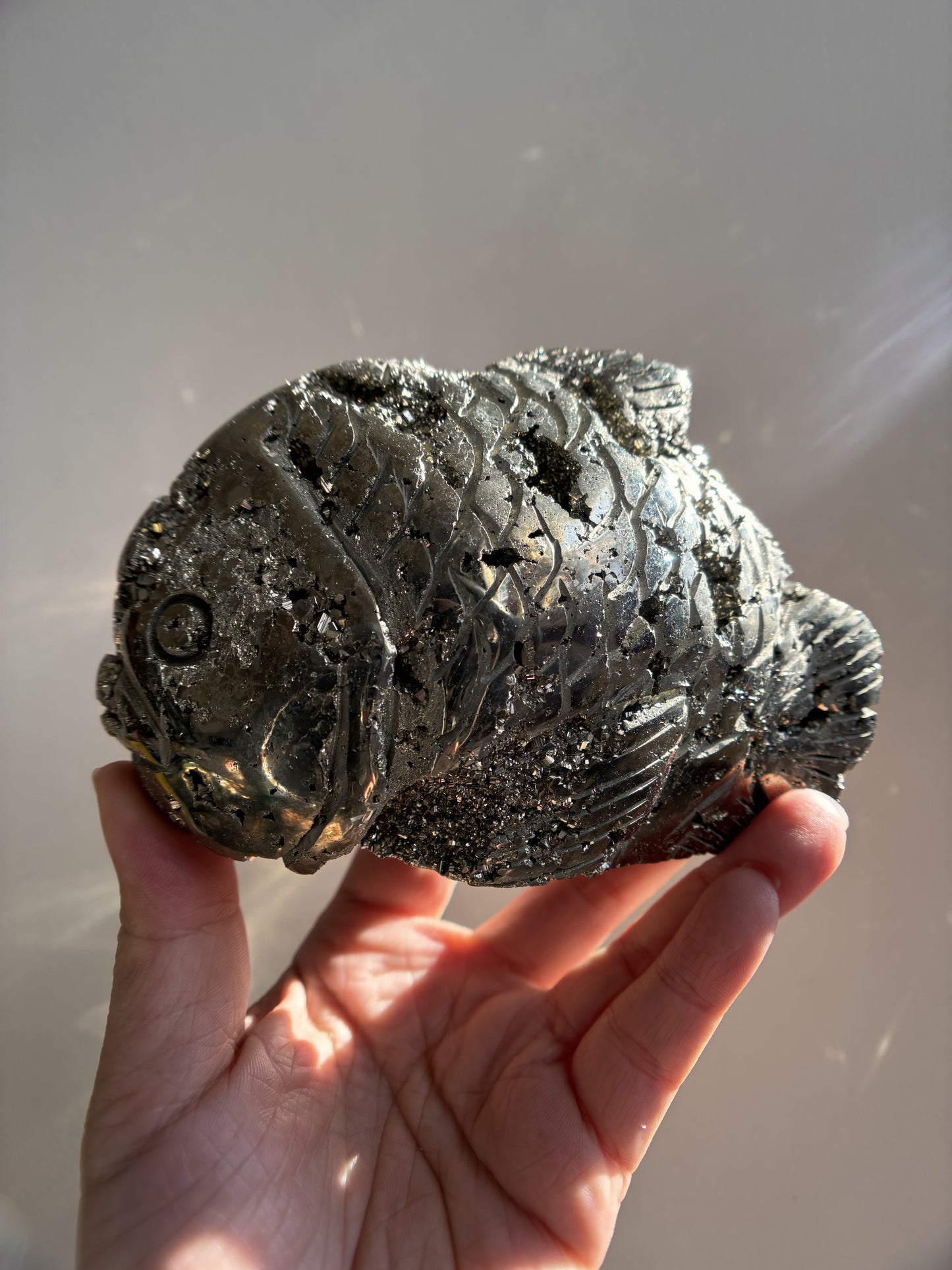 Peruvian Pyrite Fish 1.06kg