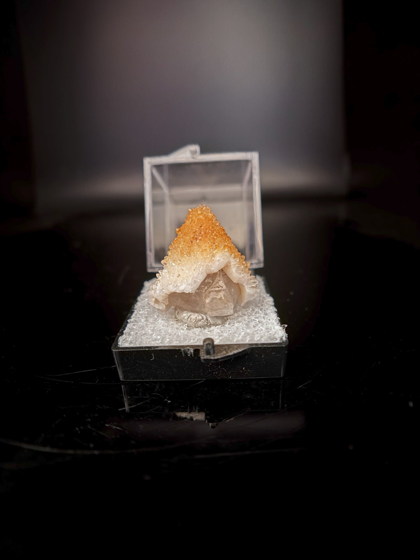 Quartz on Calcite Specimen
