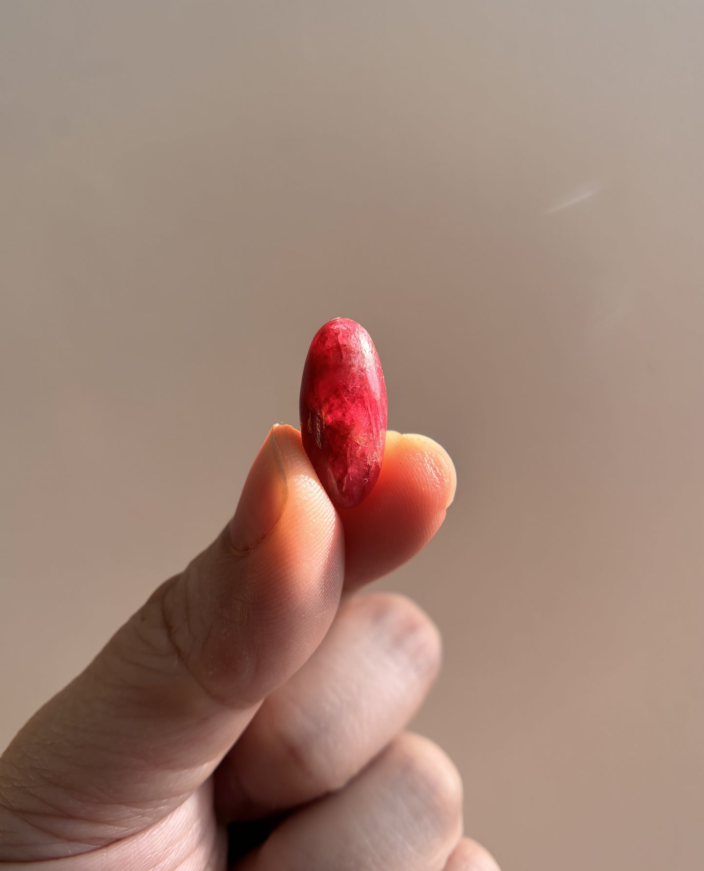 High-Grade Red Rhodonite 3.5g