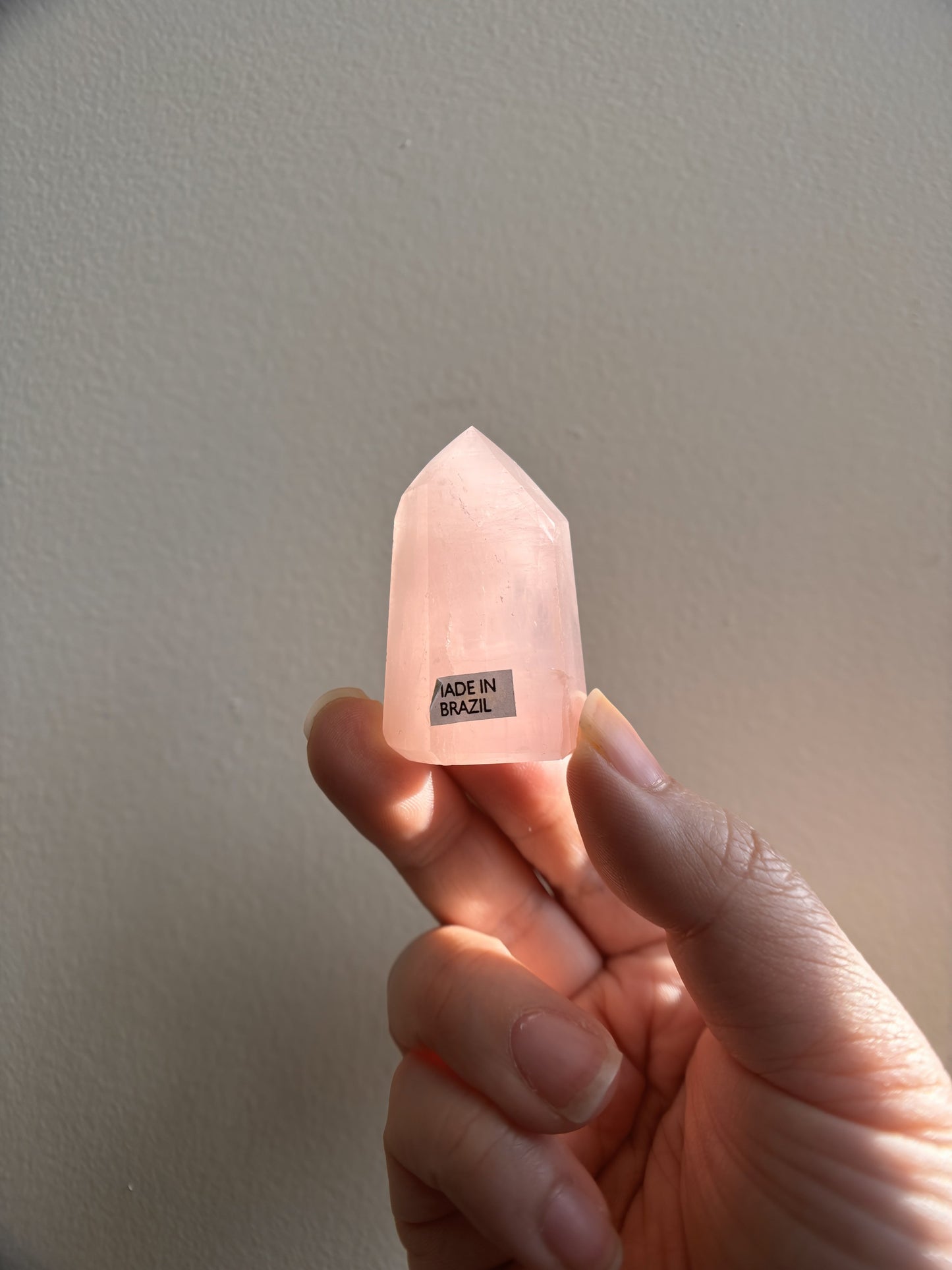 Brazilian Bahia Rose Quartz Tower 32g