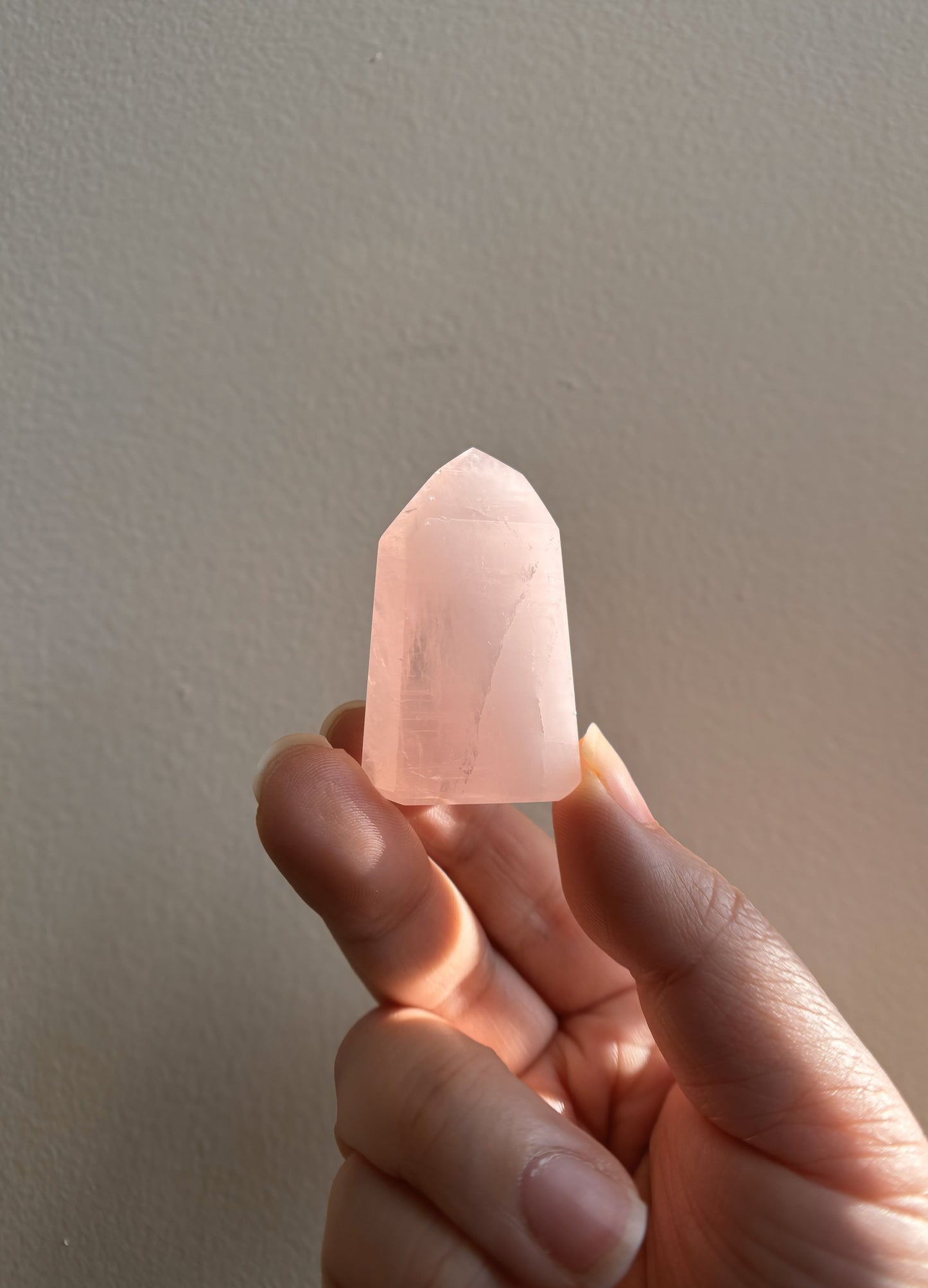Brazilian Bahia Rose Quartz Tower 32g