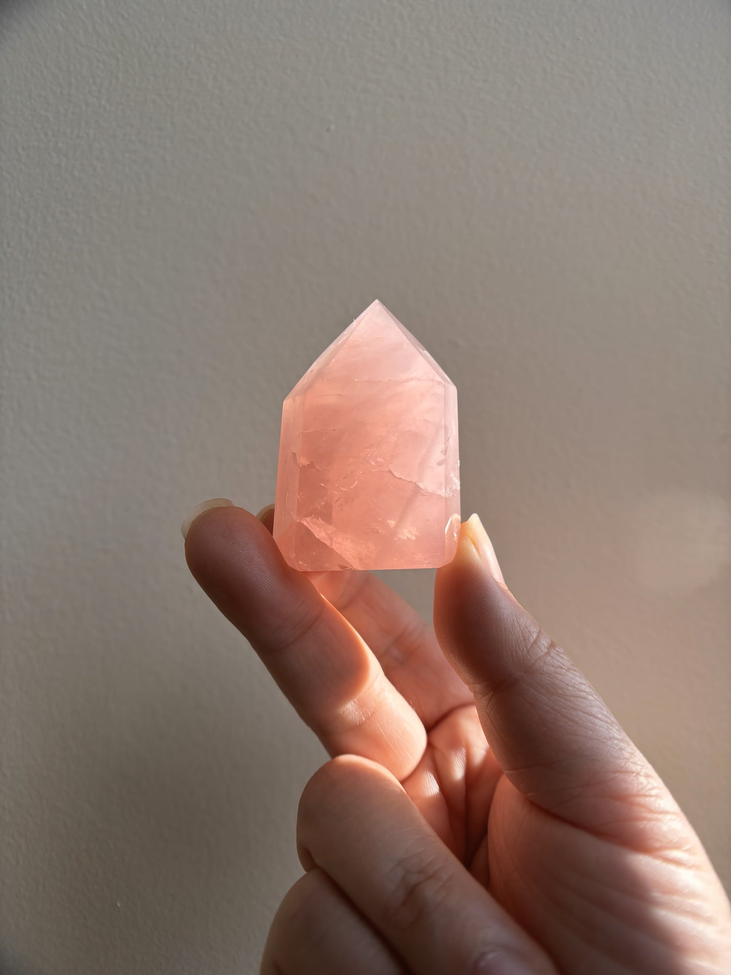 Brazilian Bahia Rose Quartz Tower 54g