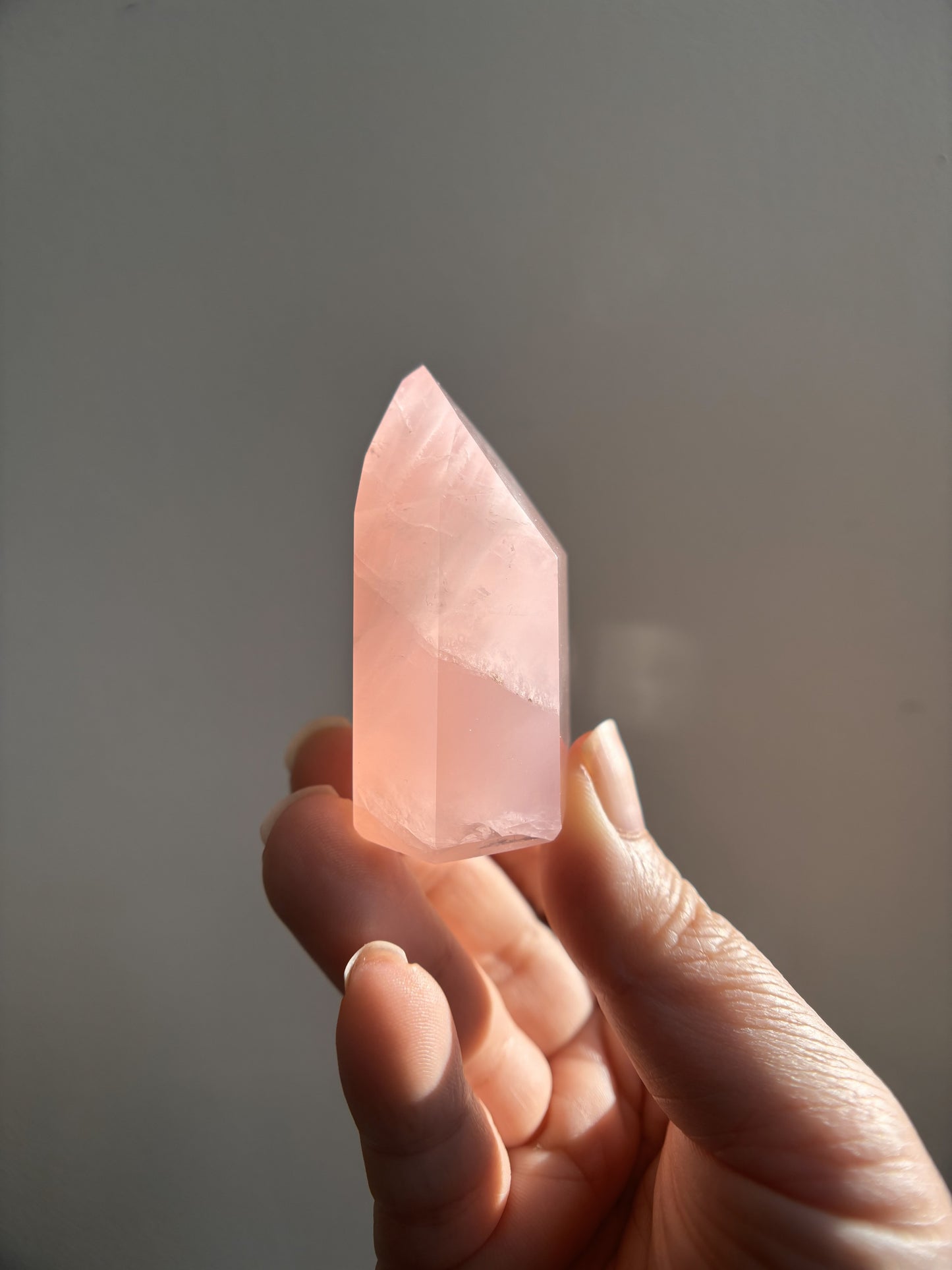 Brazilian Bahia Rose Quartz Tower 75g