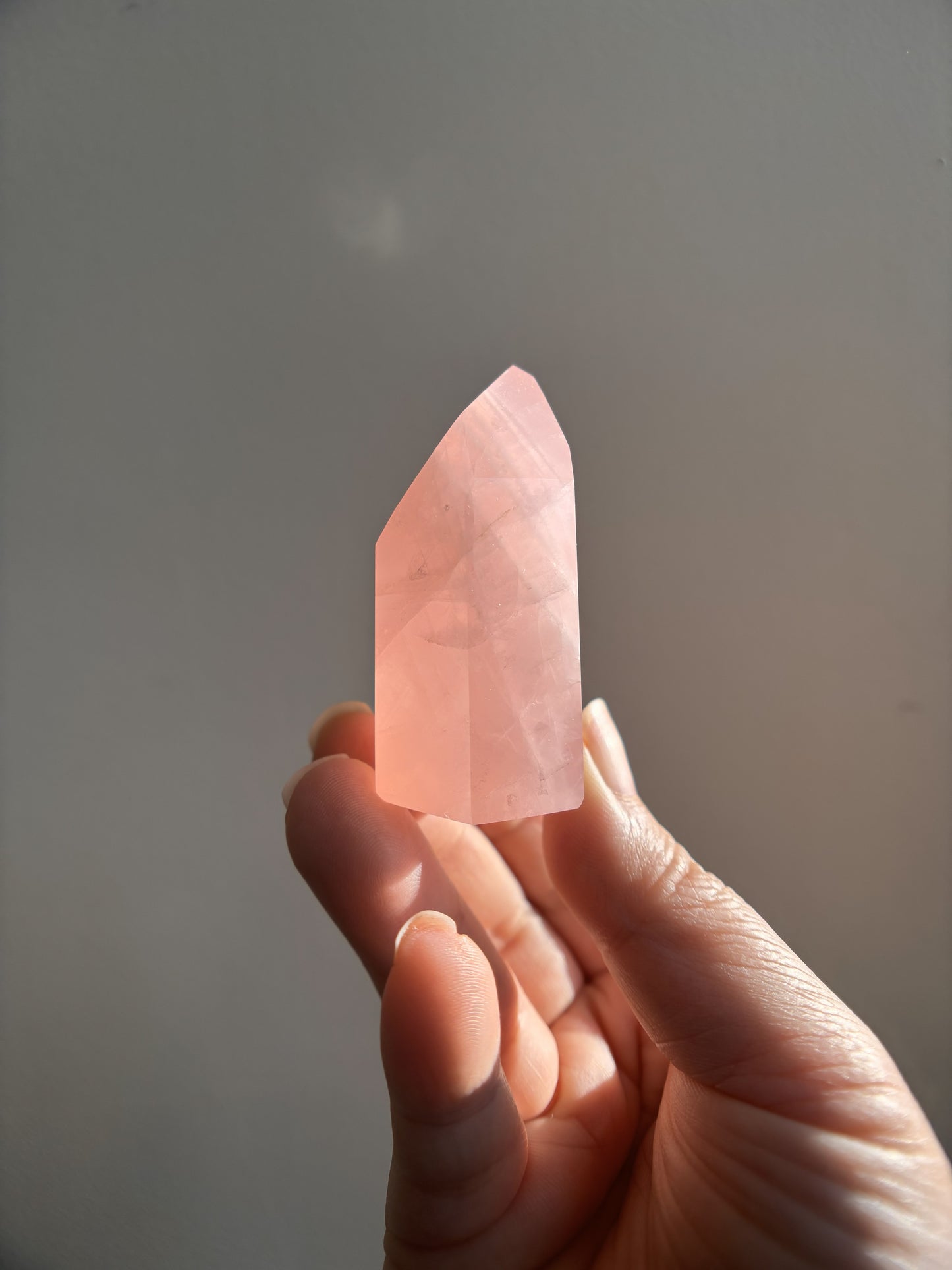 Brazilian Bahia Rose Quartz Tower 75g