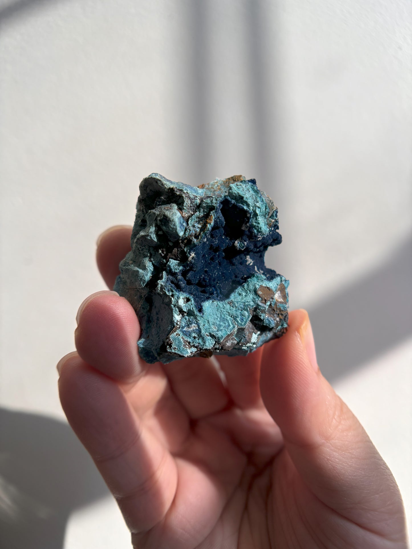 Velvety Dark Blue Shattuckite 31g