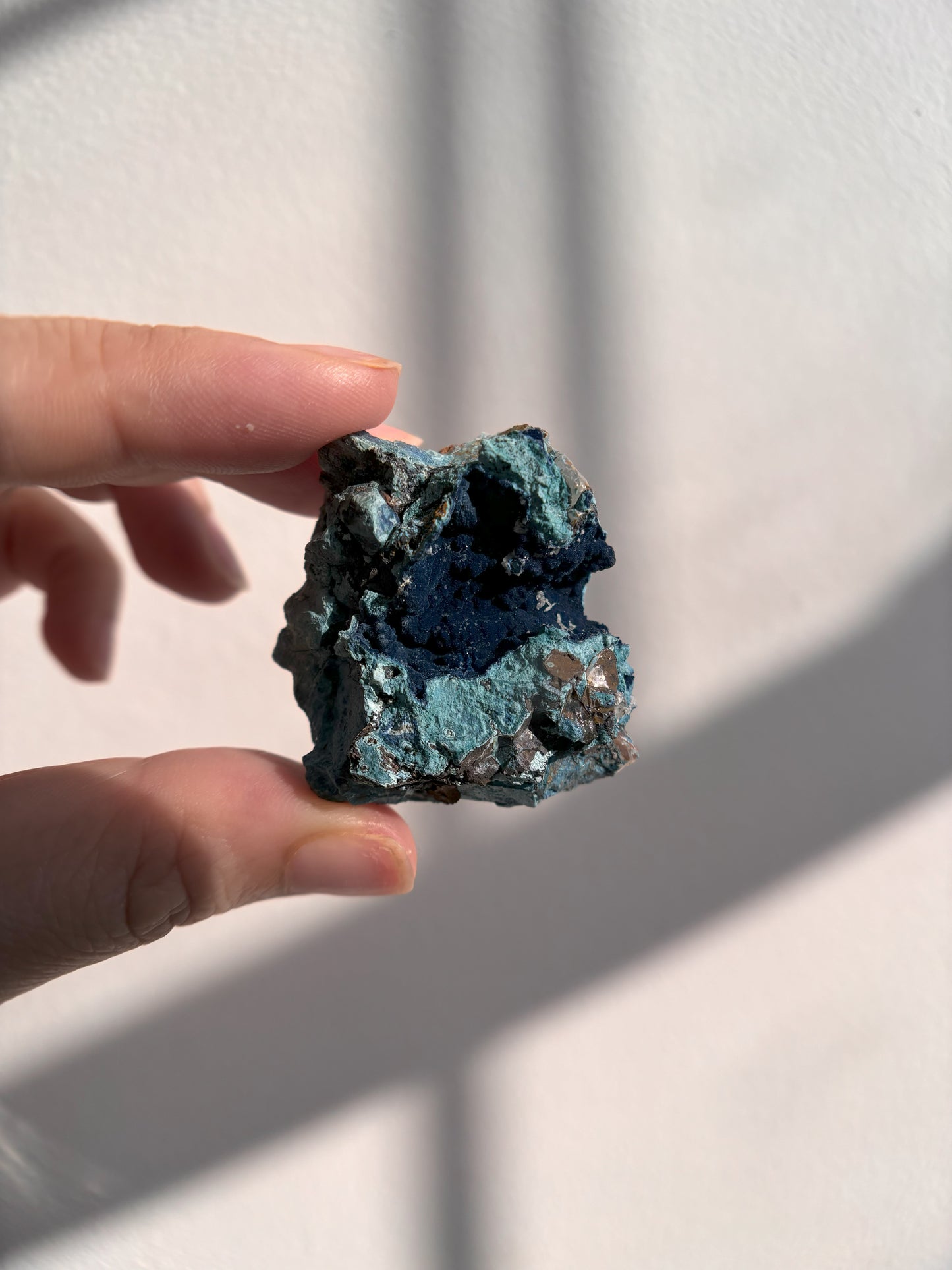 Velvety Dark Blue Shattuckite 31g