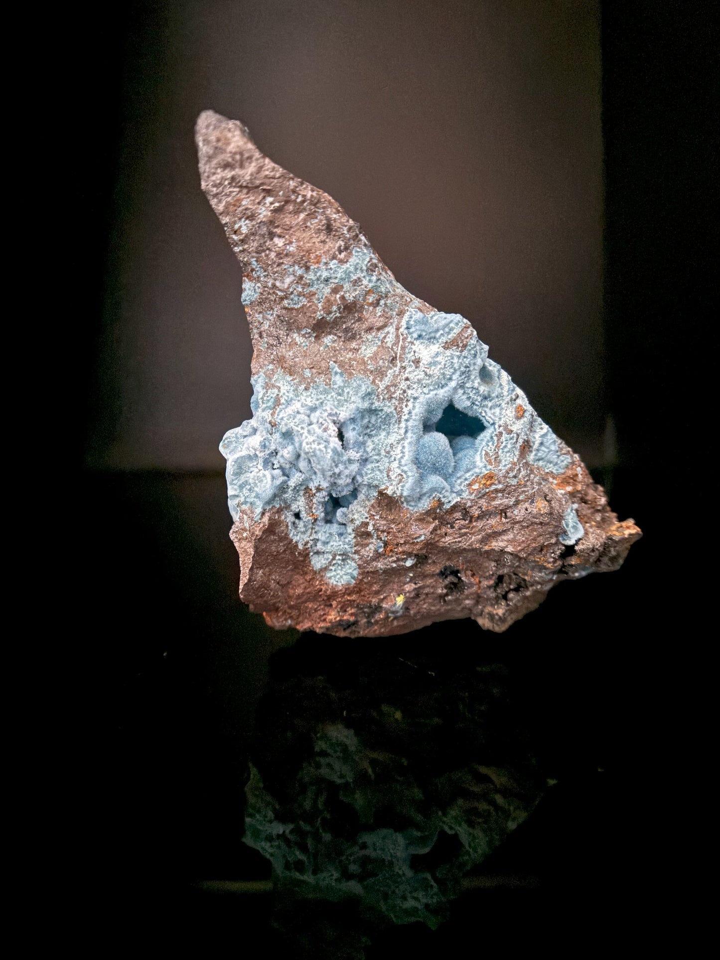 Velvet Shattuckite and Manganese with Botryoidal in Vugs 383g