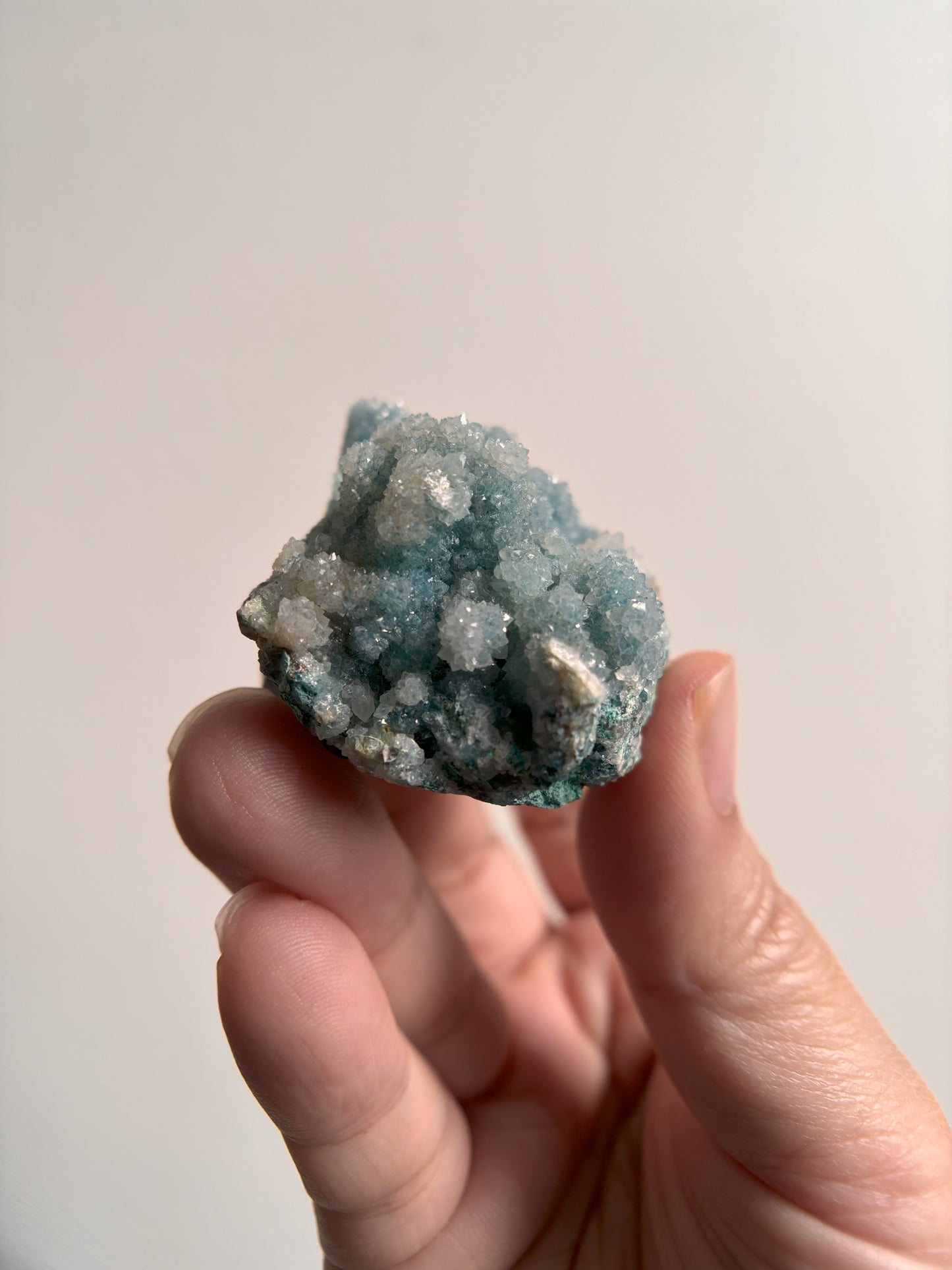 Druzy Shattuckite and Wulfenite 81g