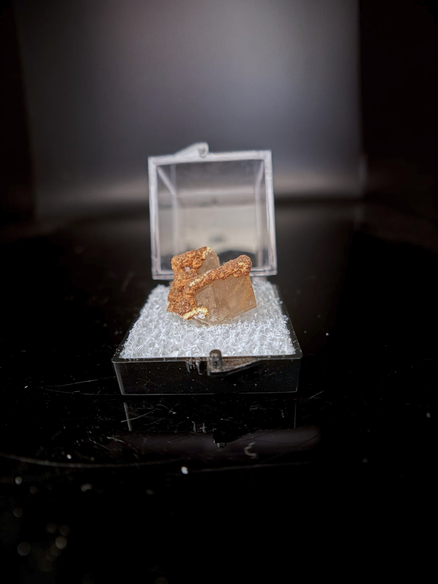 Siderite on Calcite Specimen