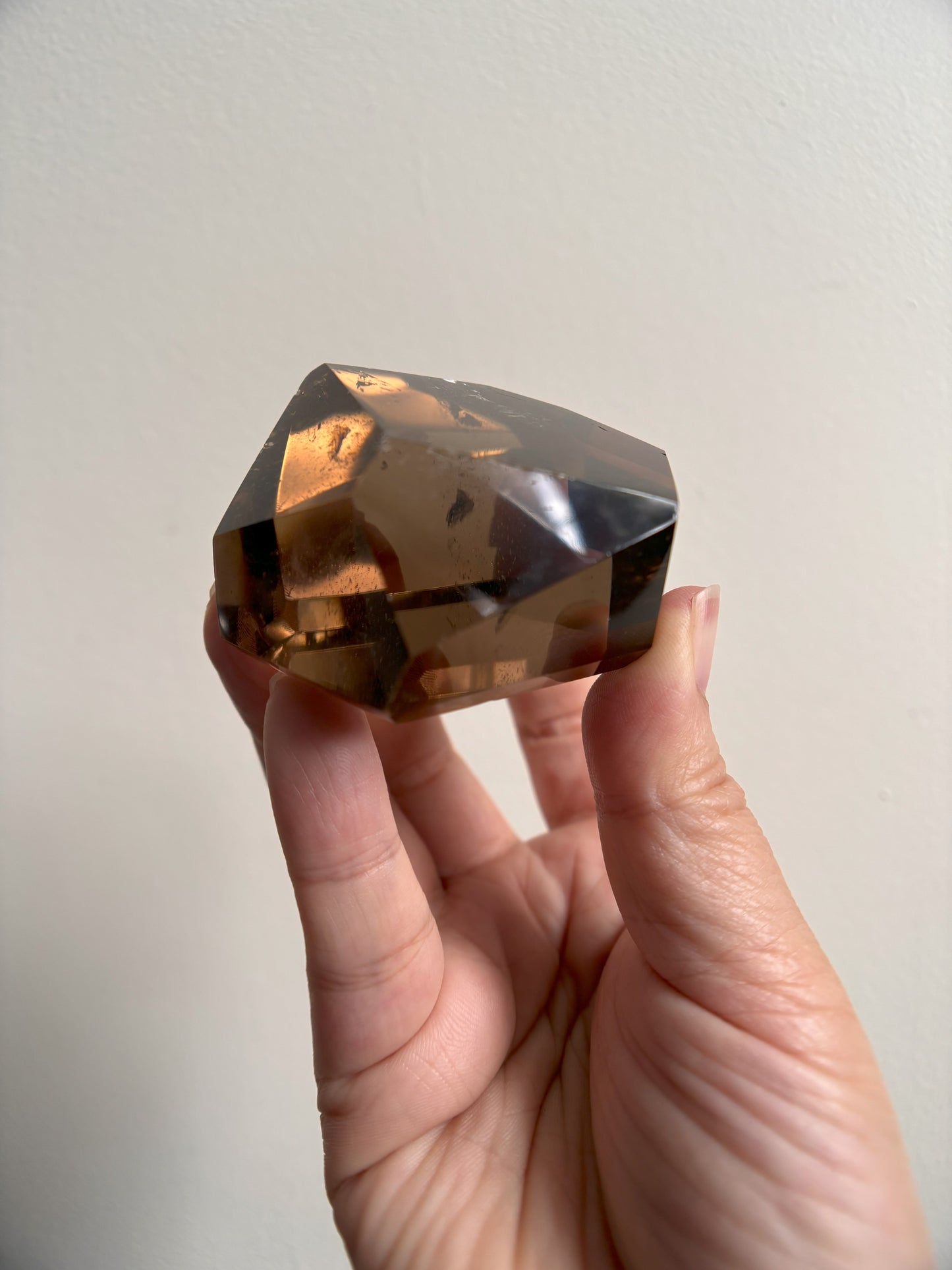 Gemmy Smoky Quartz Freeform 129g