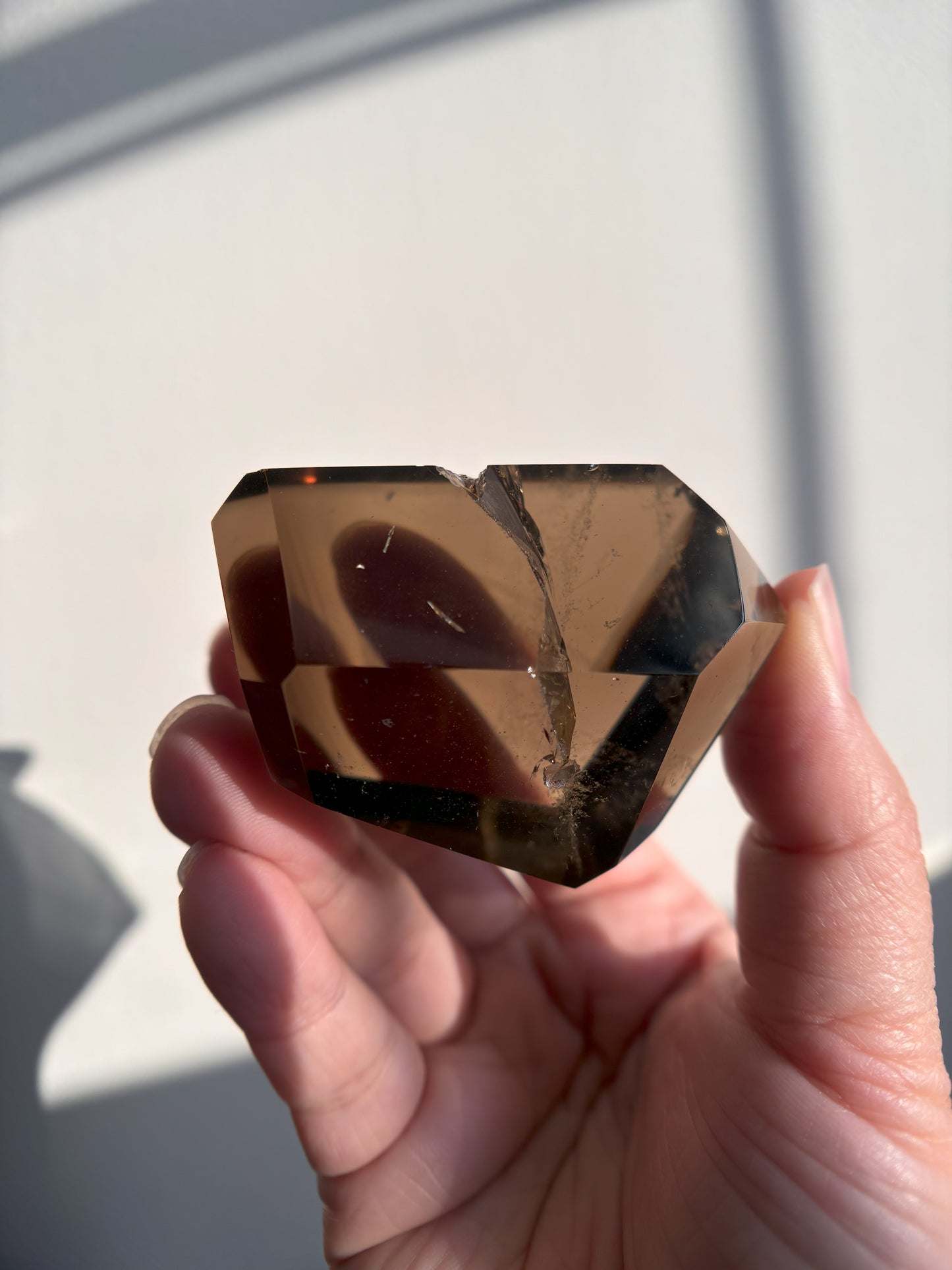 Gemmy Smoky Quartz Freeform 175g