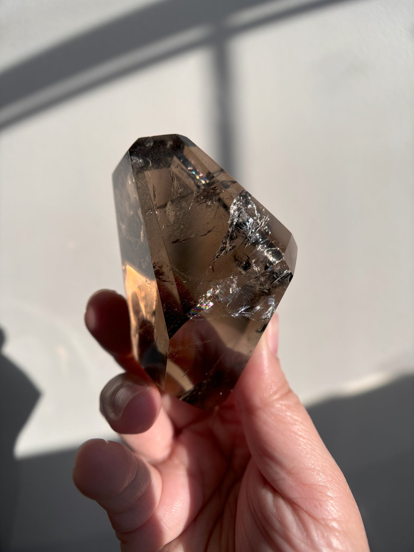 Gemmy Smoky Quartz Freeform 189g