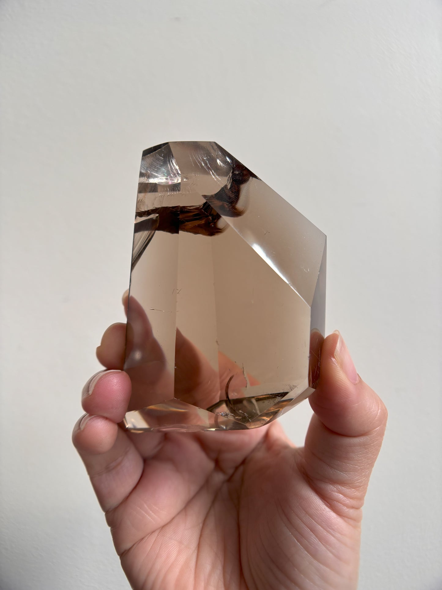 Gemmy Smoky Quartz Freeform 223g