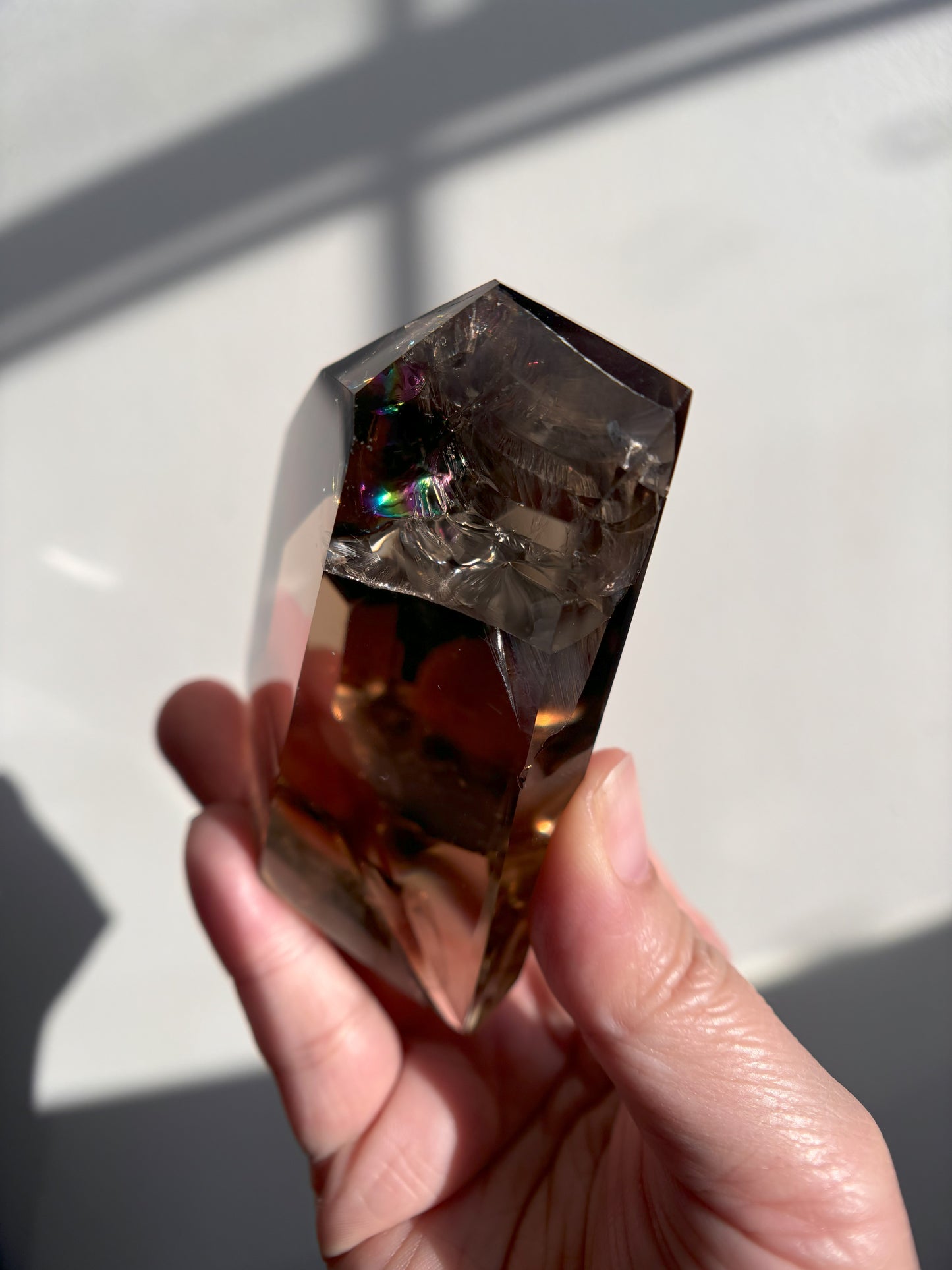 Gemmy Smoky Quartz Freeform 223g