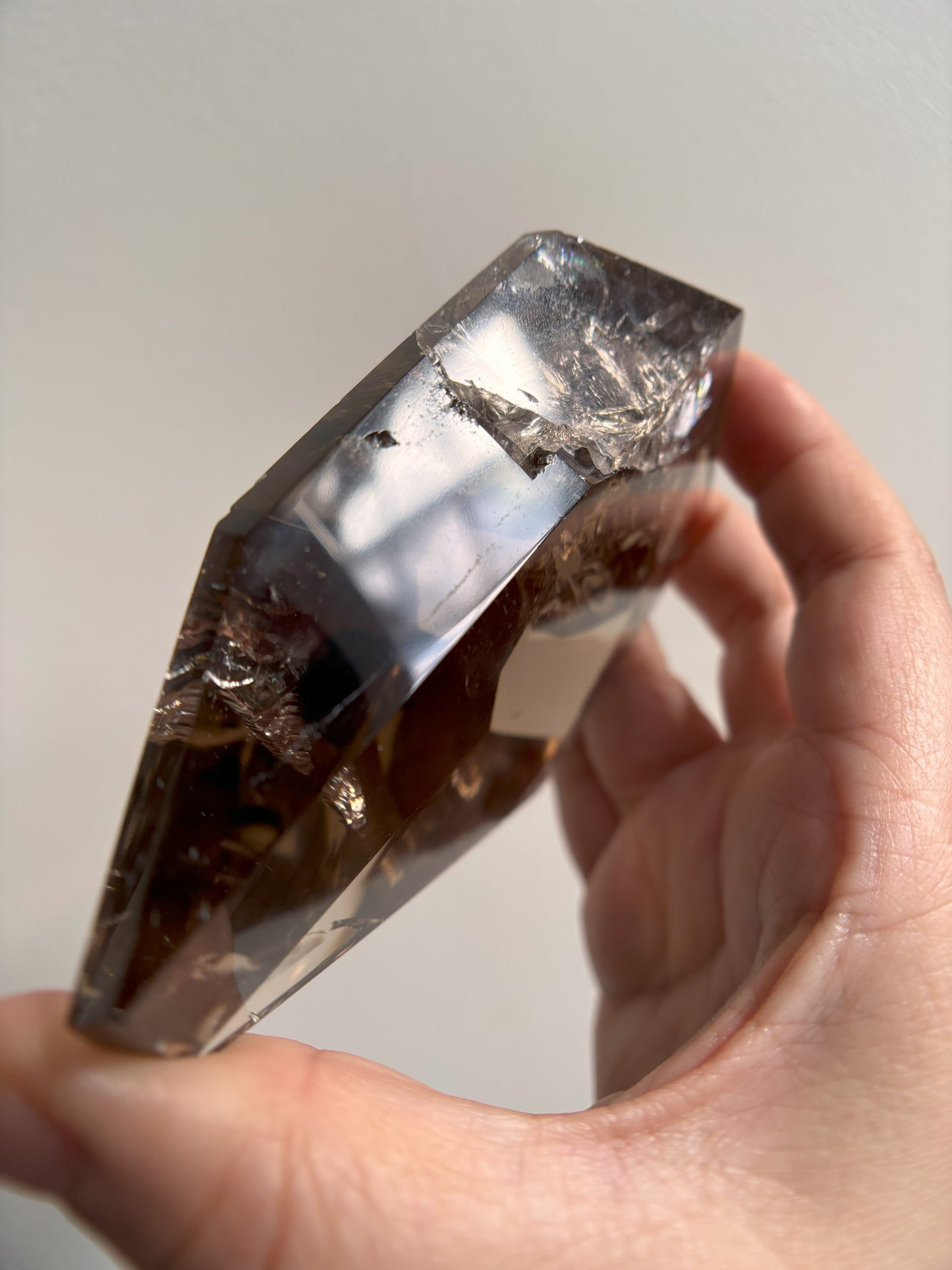 Gemmy Smoky Quartz Freeform 248g