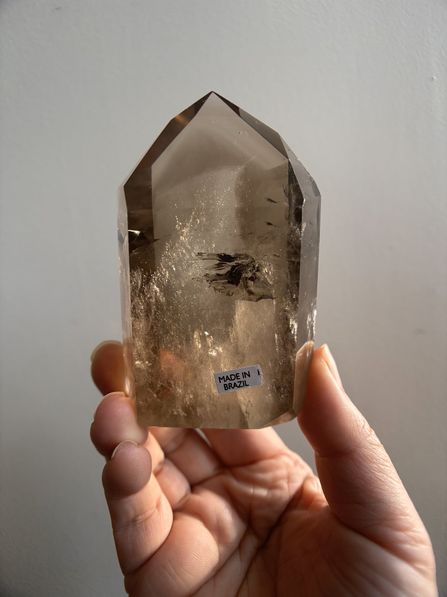 Brazilian Tocantins Smoky Quartz Tower 258g