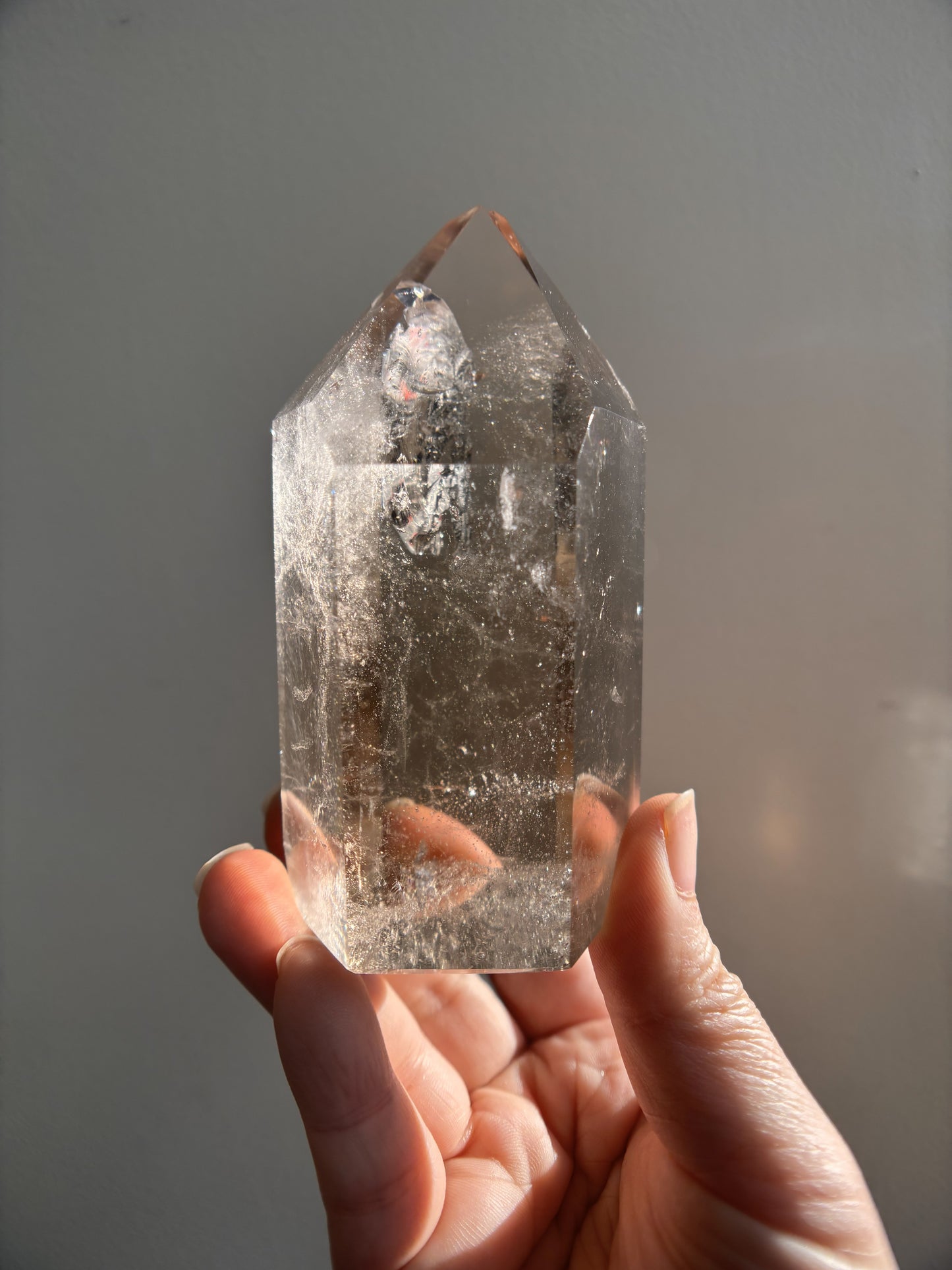 Wounded Tocantins Smoky Quartz Tower 388g