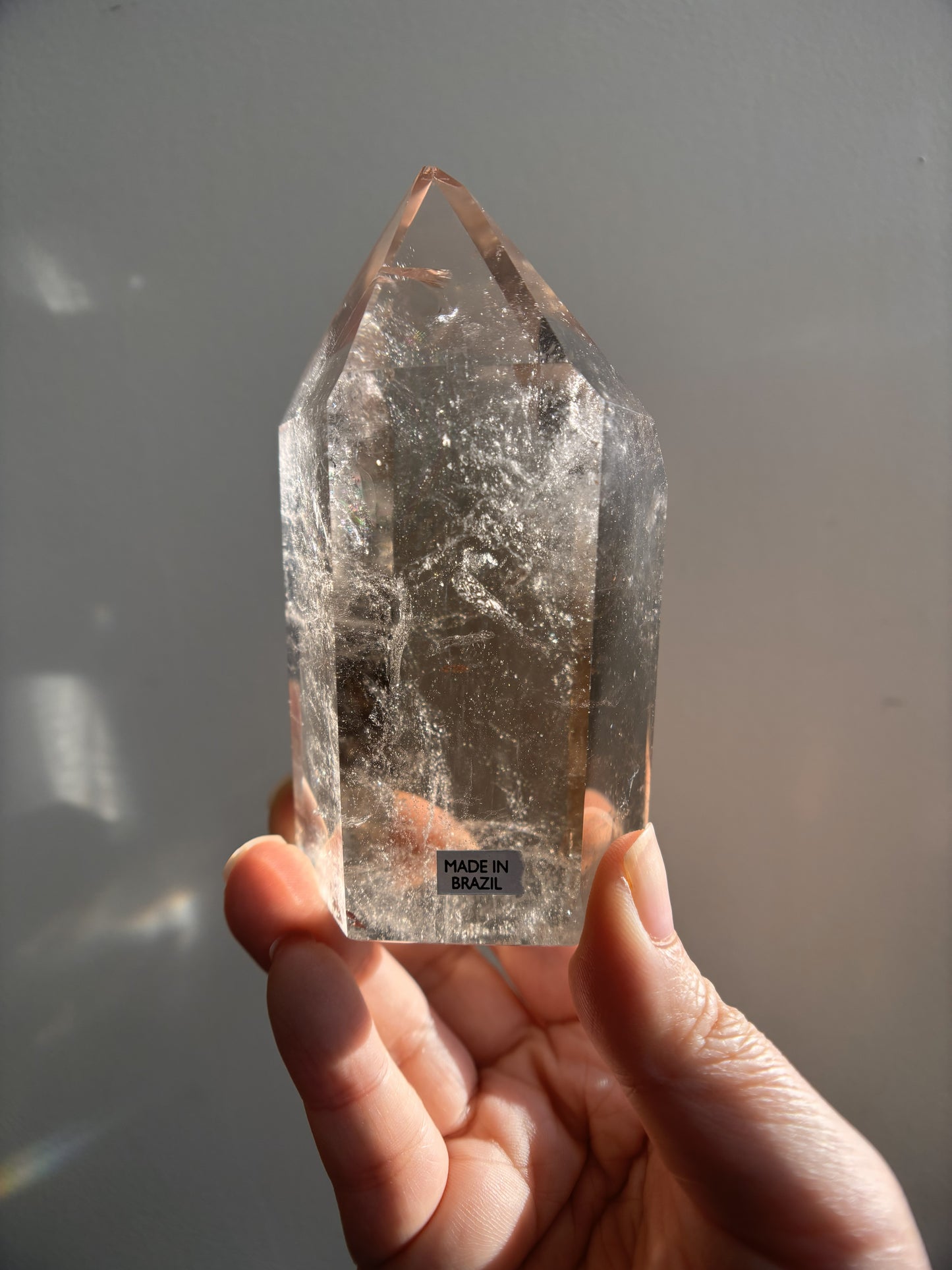 Wounded Tocantins Smoky Quartz Tower 388g