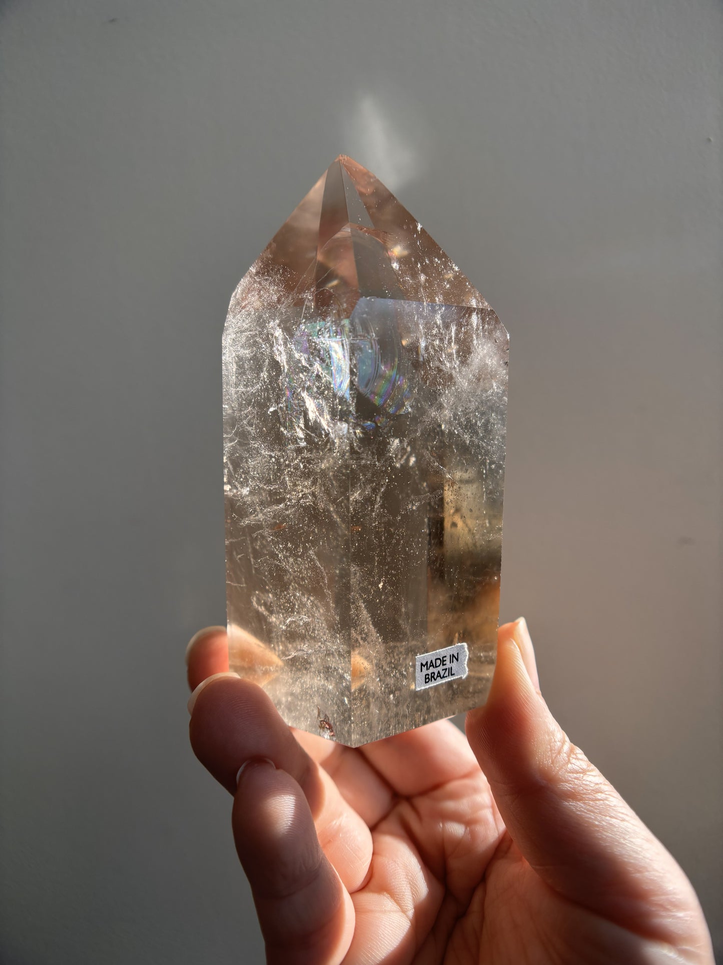 Wounded Tocantins Smoky Quartz Tower 388g