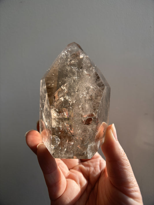 Brazilian Tocantins Smoky Quartz Tower 432g