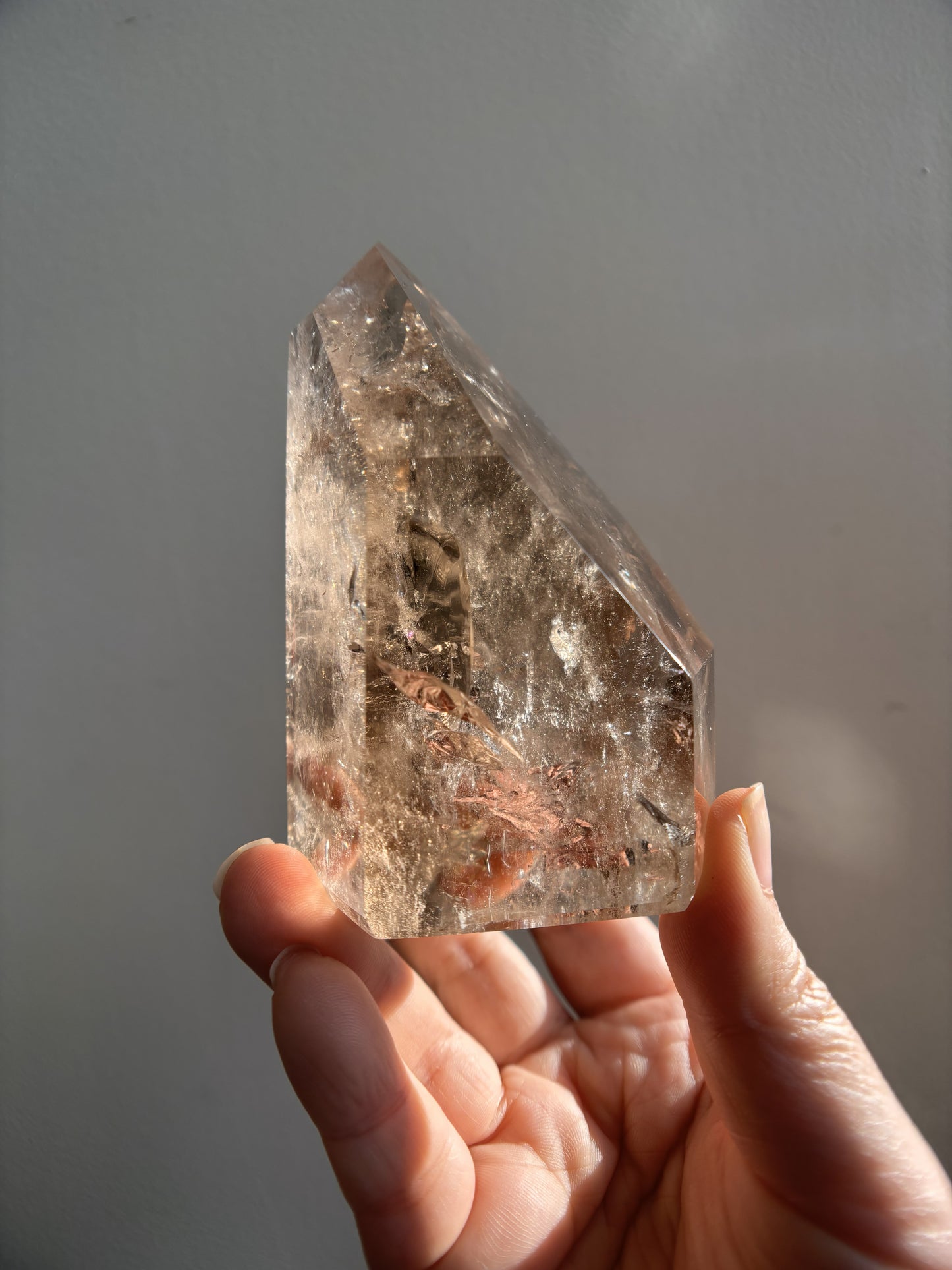 Brazilian Tocantins Smoky Quartz Tower 432g