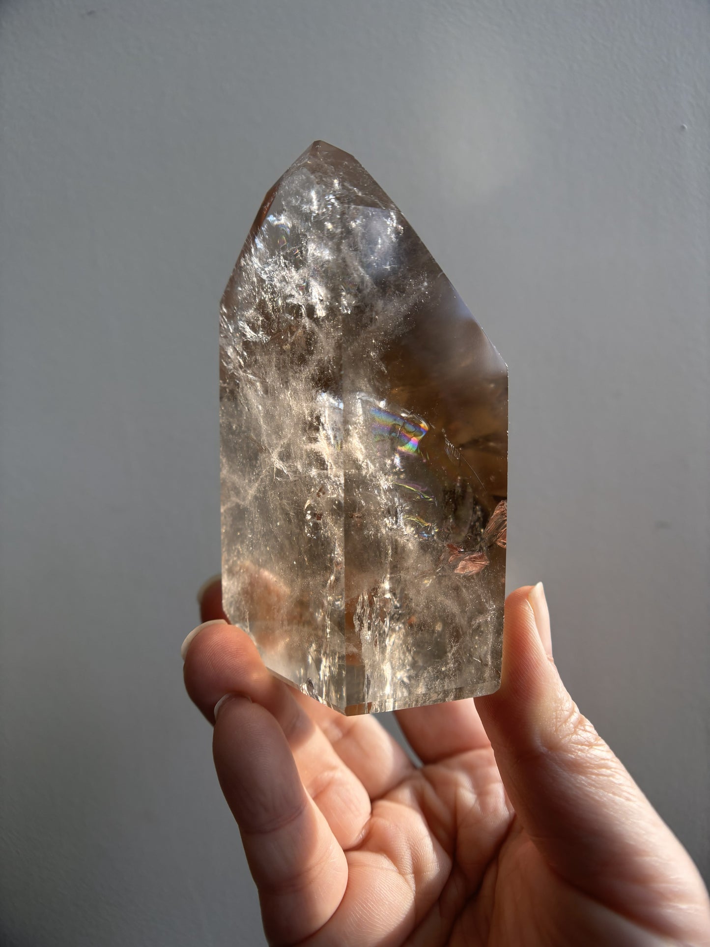 Brazilian Tocantins Smoky Quartz Tower 432g