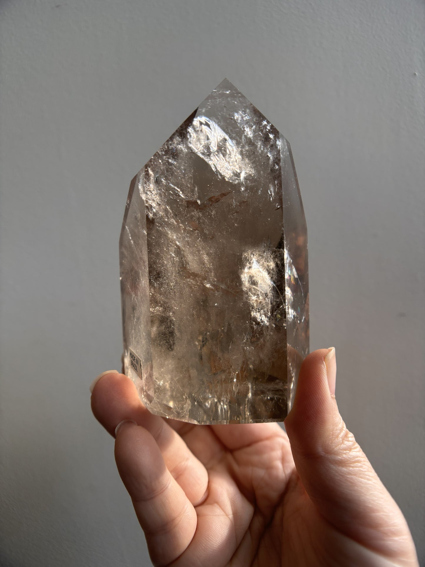 Brazilian Tocantins Smoky Quartz Tower 432g
