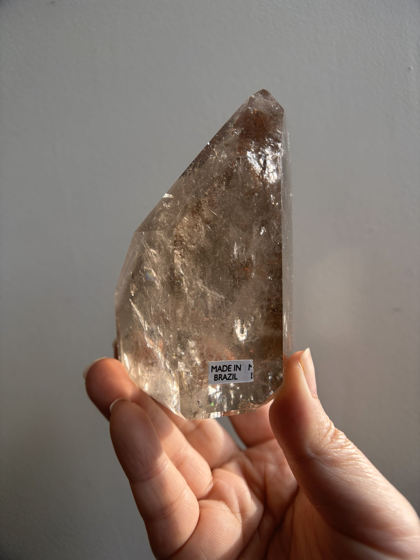 Brazilian Tocantins Smoky Quartz Tower 432g