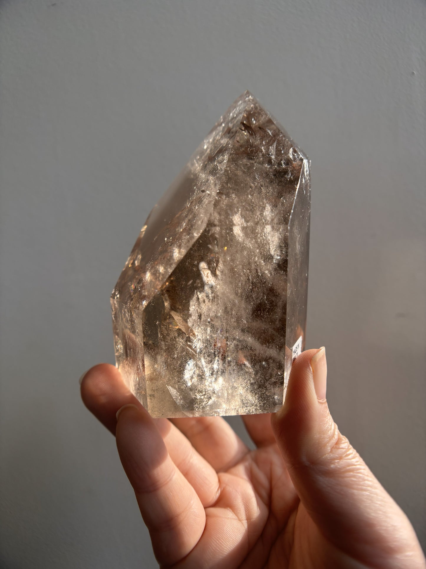 Brazilian Tocantins Smoky Quartz Tower 432g