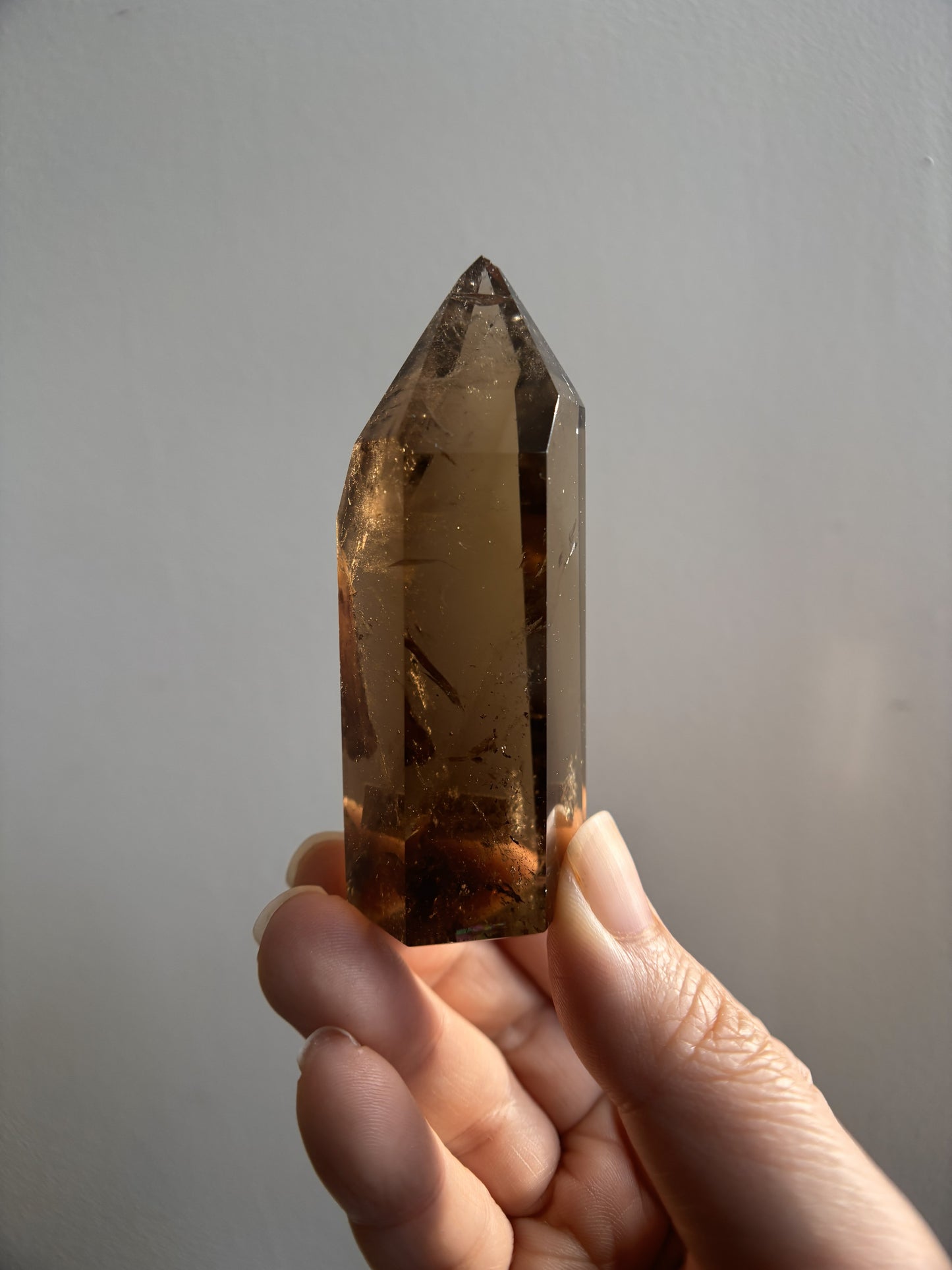 Wounded Tocantins Smoky Quartz Tower 93g