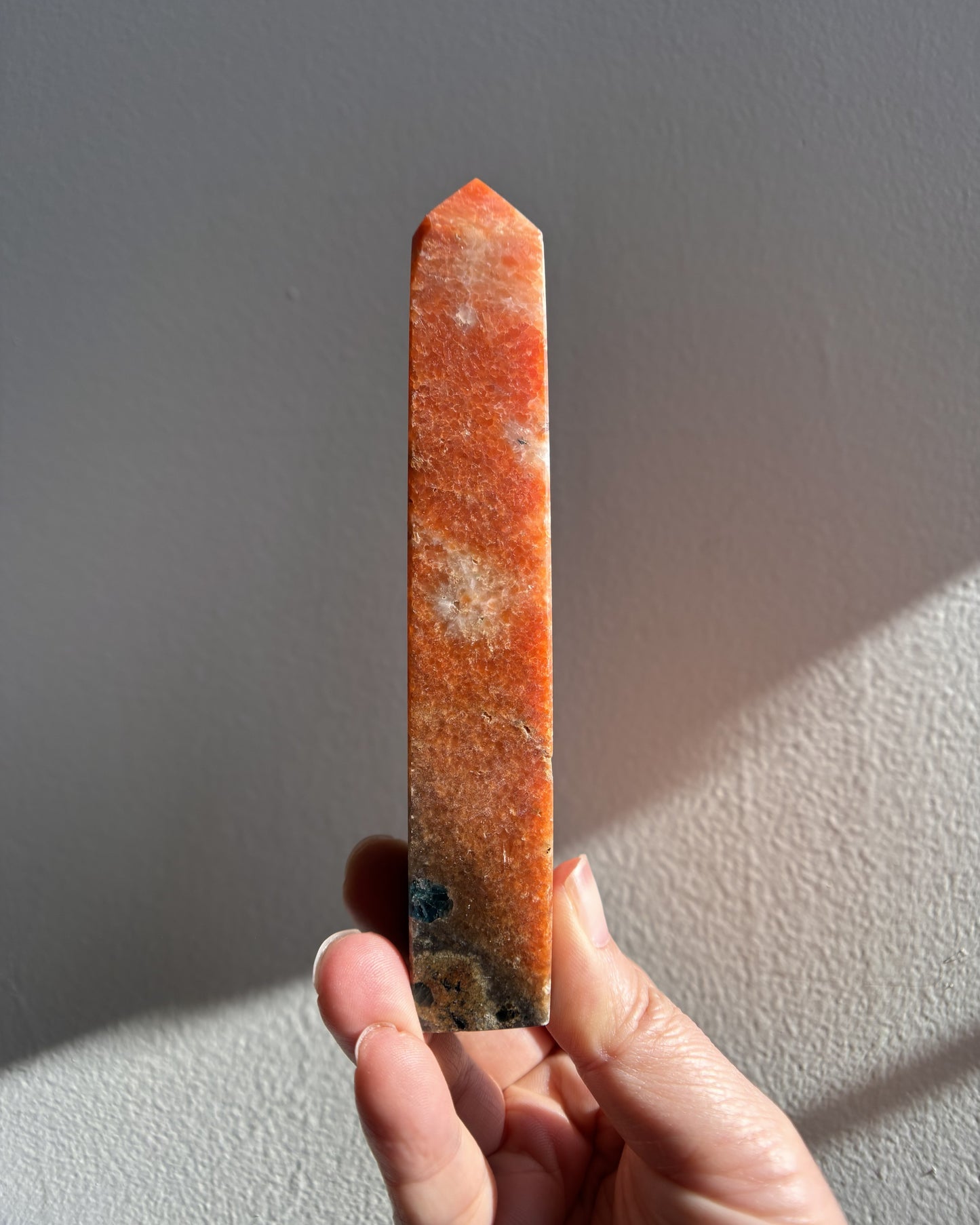 Sunstone Apatite Tower 140g