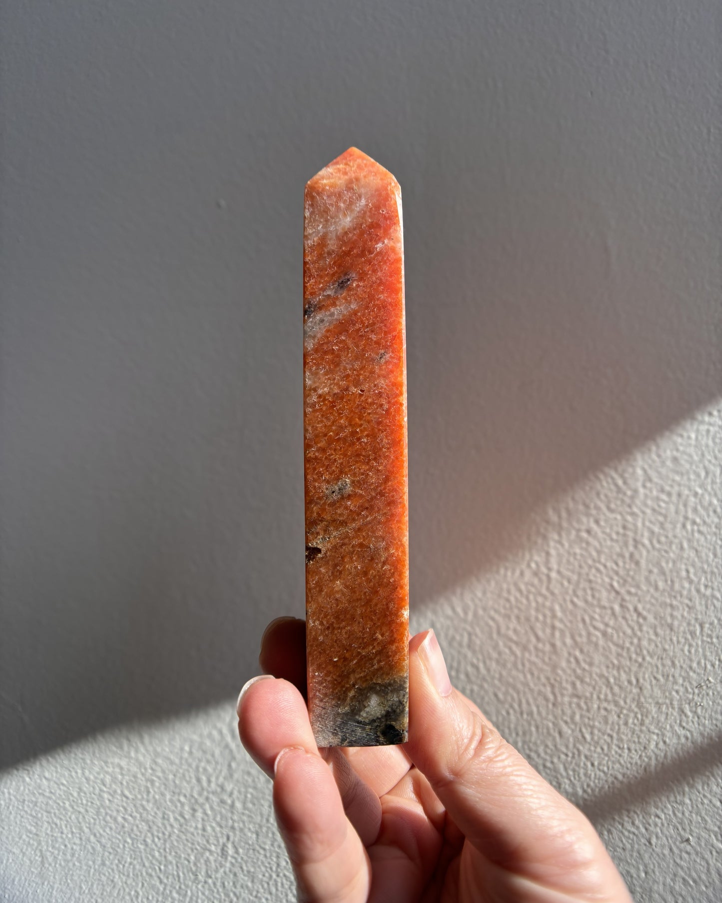 Sunstone Apatite Tower 140g