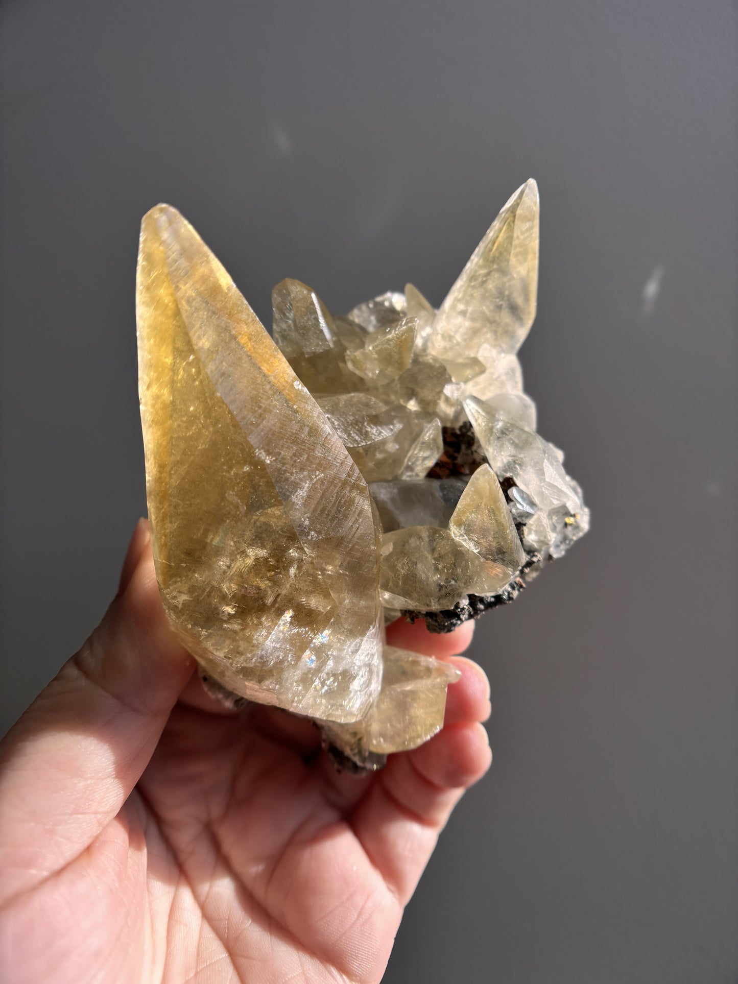 Sweetwater Mine Honey Phantom Calcite