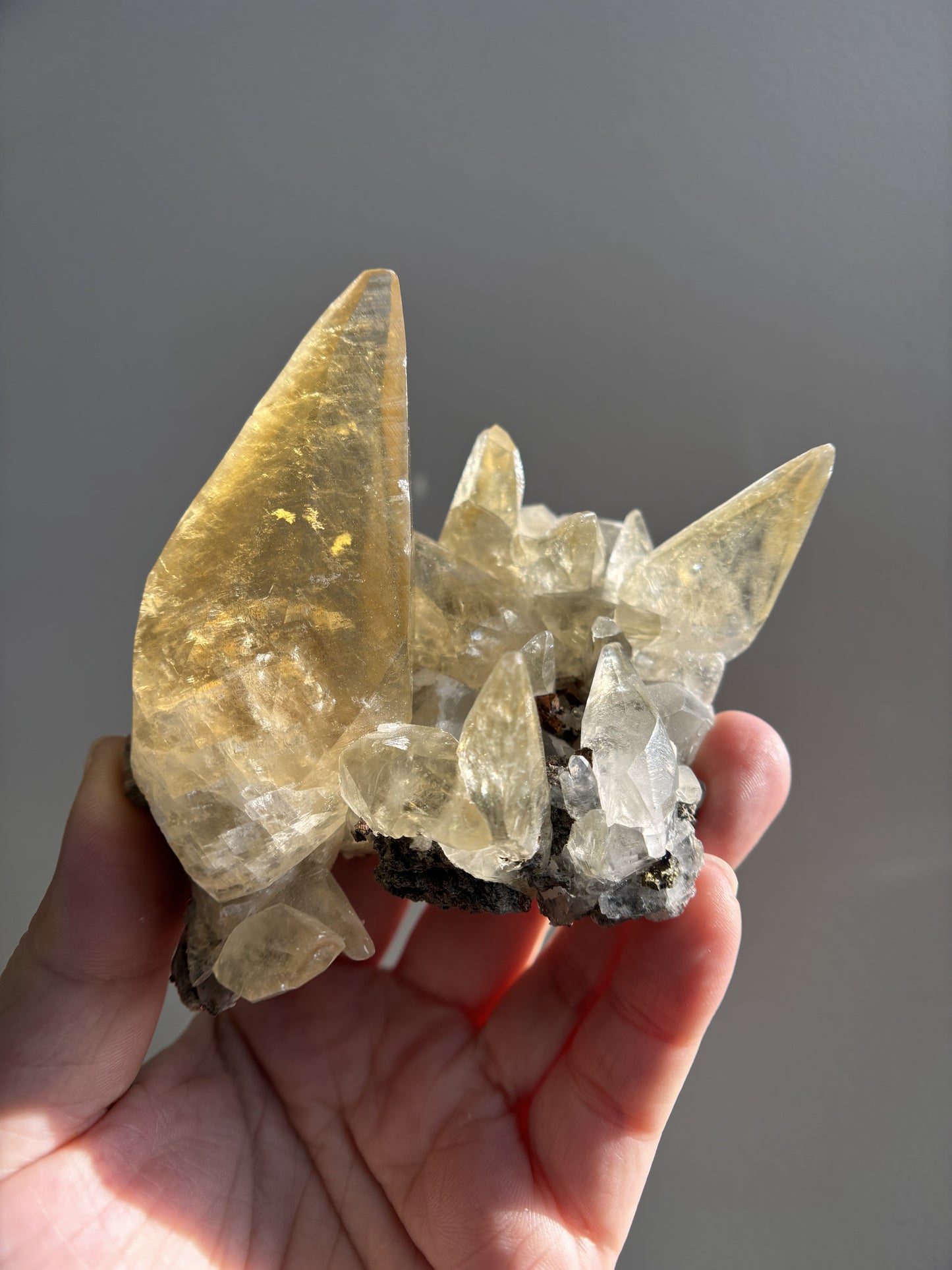 Sweetwater Mine Honey Phantom Calcite