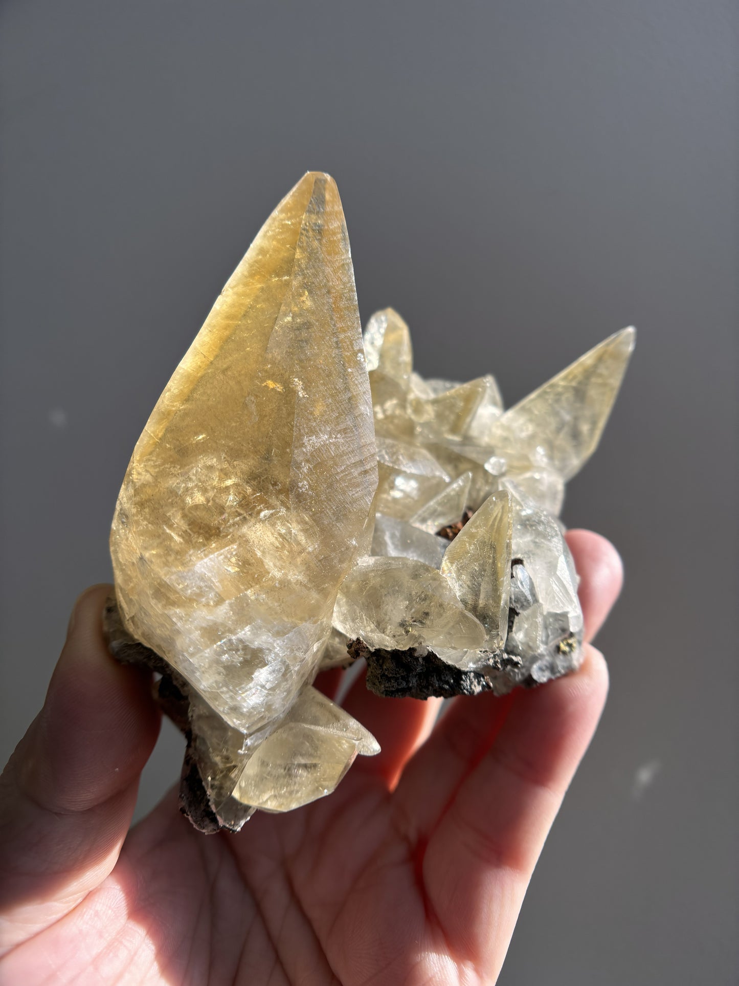 Sweetwater Mine Honey Phantom Calcite