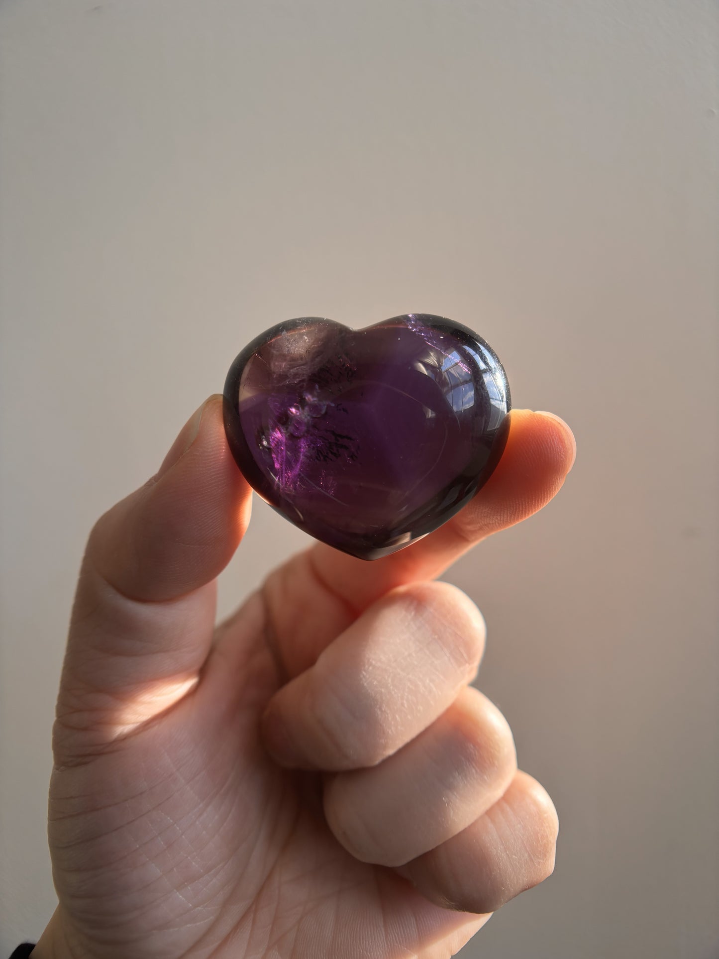 Uruguayan Amethyst Heart 35g