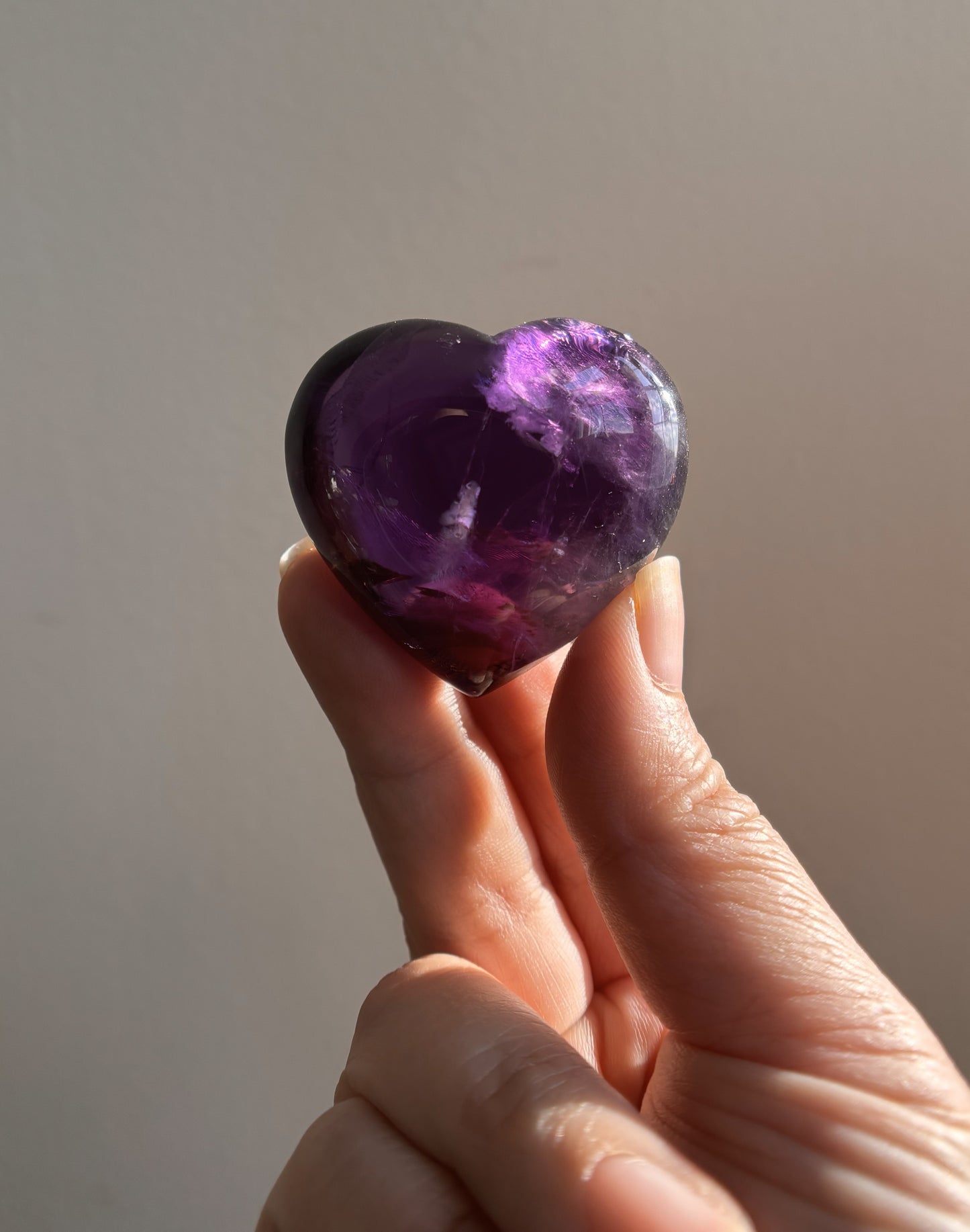 Uruguayan Amethyst Heart 50g